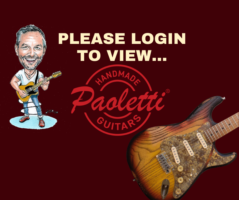 Please Register To View Our Full Range Of Sample Paoletti Guitars