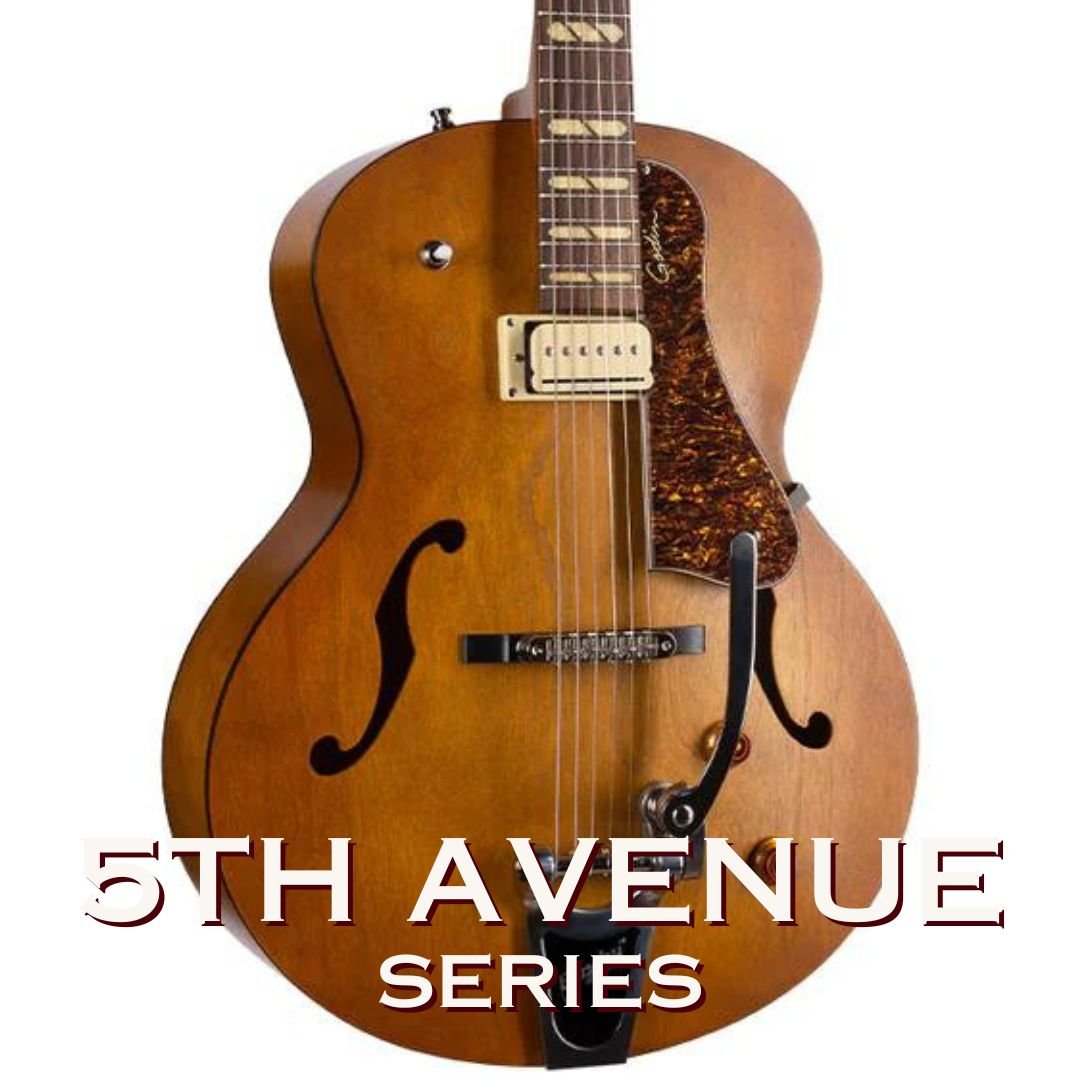 Godin-5th-Avenue-Archtop-Acoustic-Guitars Richards Guitars Of Stratford Upon Avon