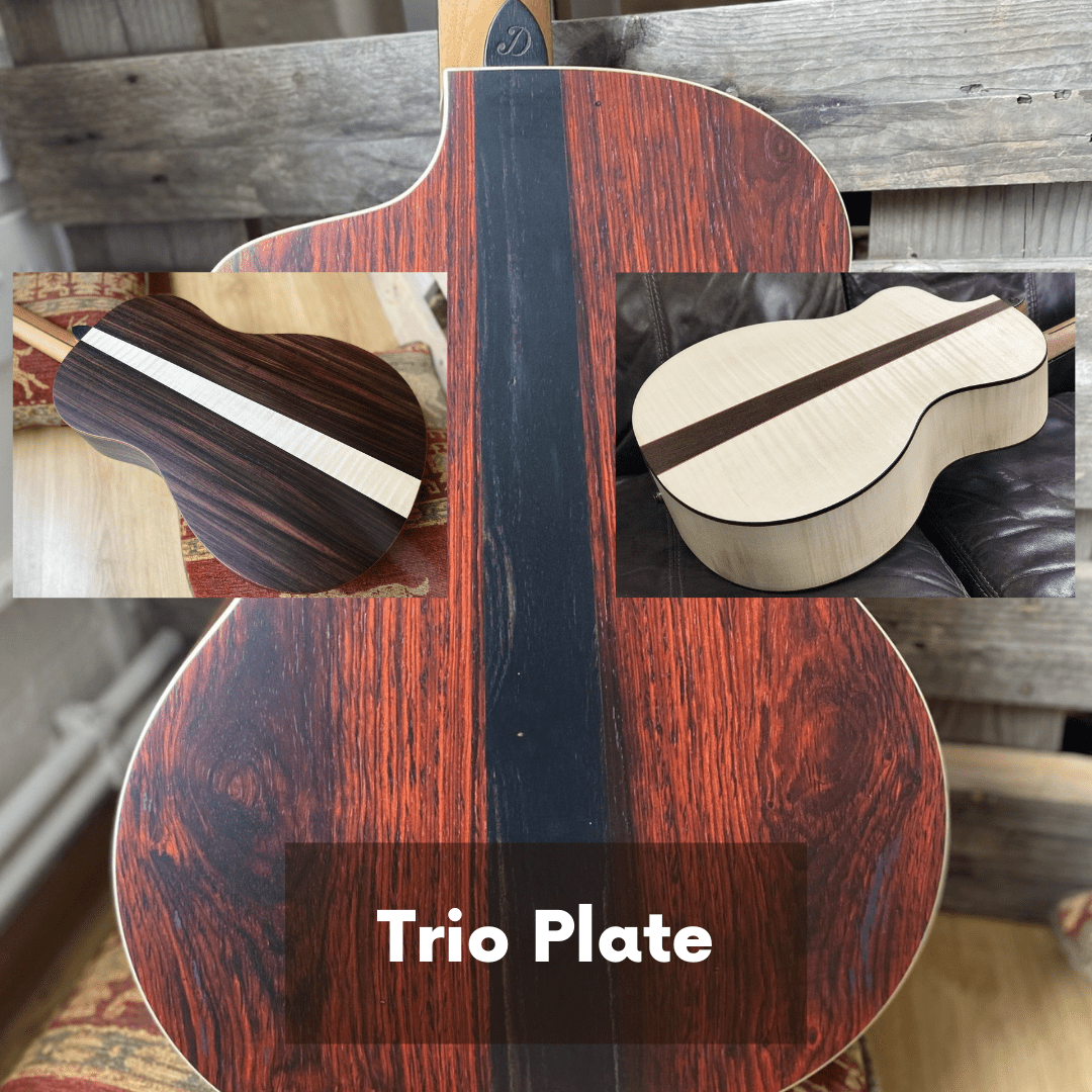 Trio-Plates-3-Piece-Backs-From-1599 Richards Guitars Of Stratford Upon Avon