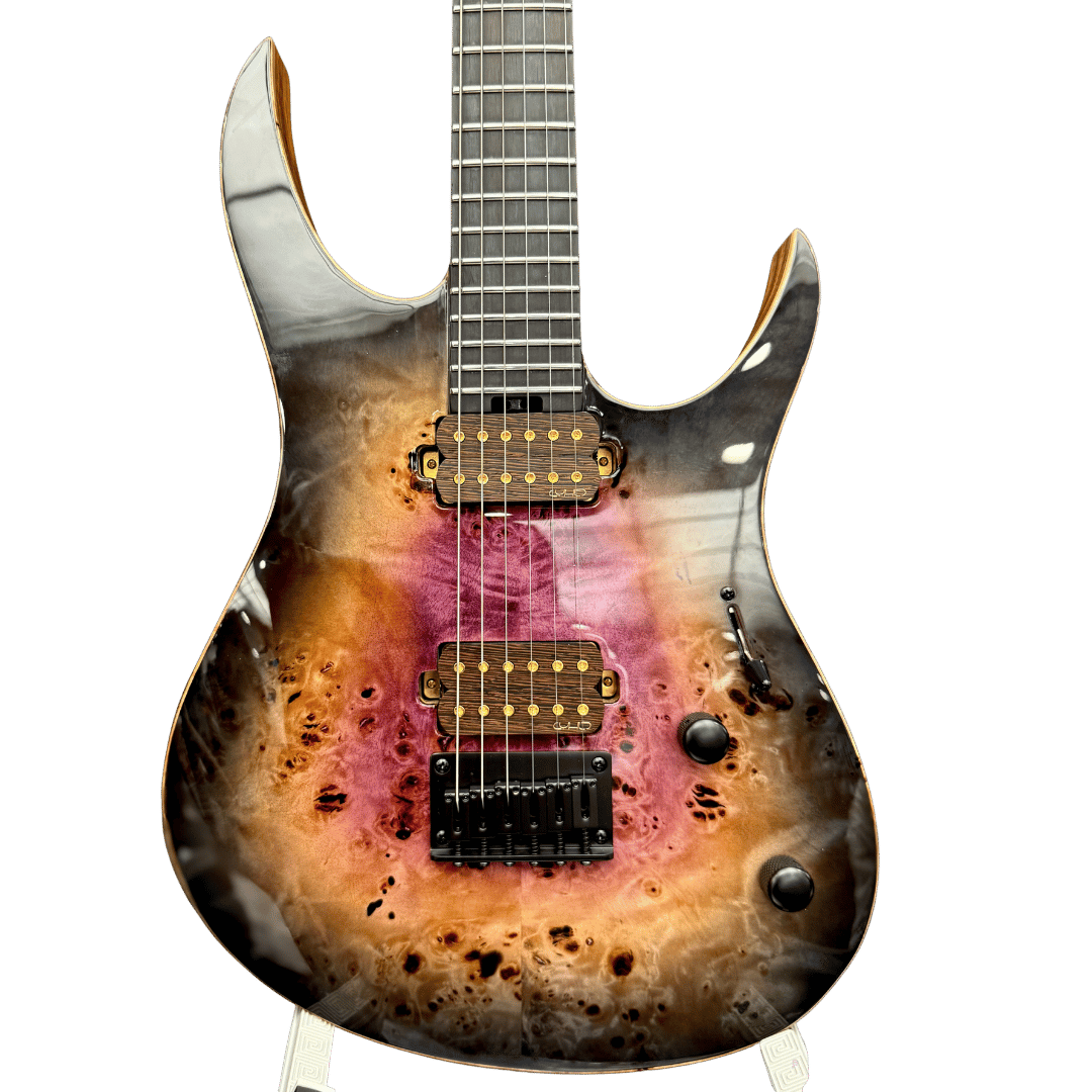 Keipro X-S6 PRO Black Limba B-E H.H Electric Guitar