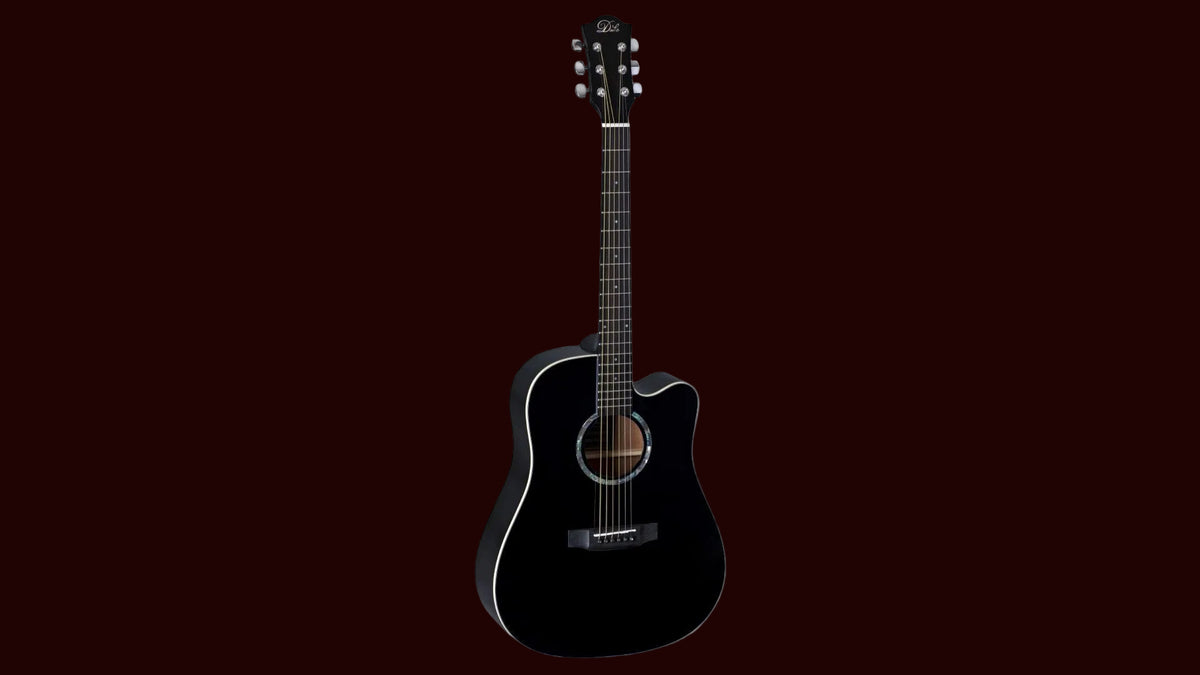 Duke D-MC-Cut-Black-Trio VT Electro Acoustic Guitar (Inc Gigbag)