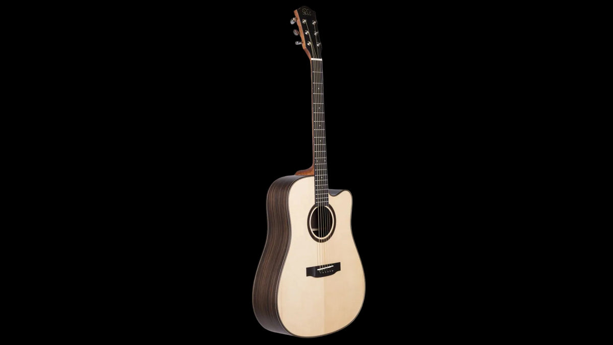 Duke D-PF Cutaway Satin Trio VT Electro Acoustic Guitar (Inc Deluxe Gigbag)