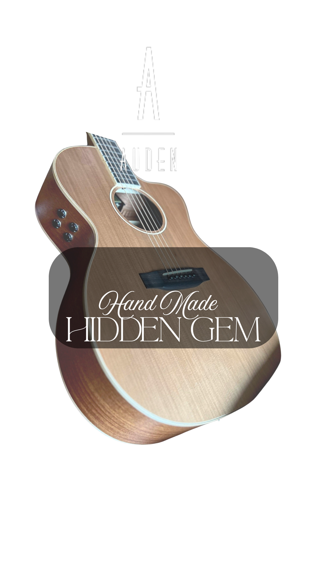Hand made Auden guitars collection uk