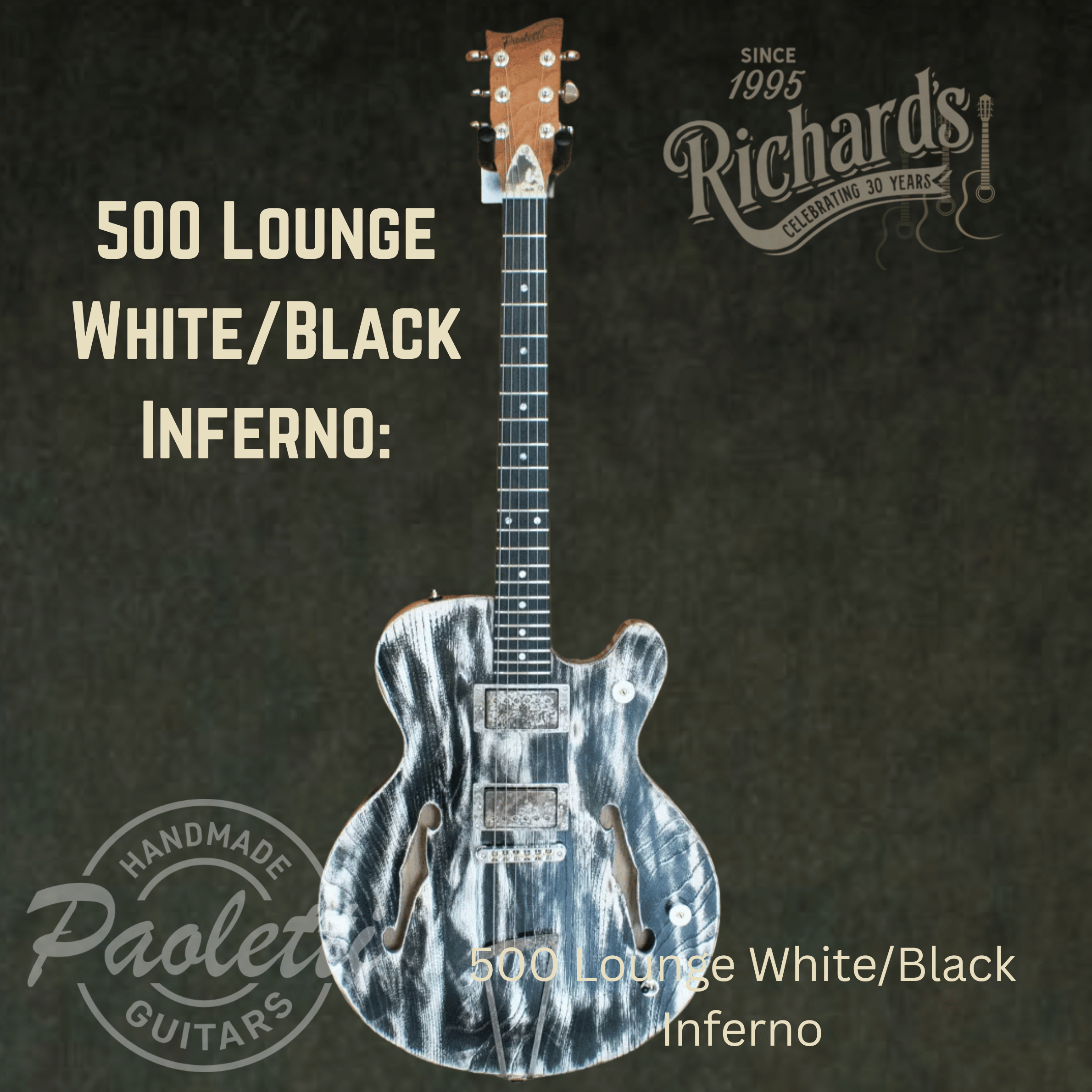 Paoletti 500 Lounge White/Black Inferno
