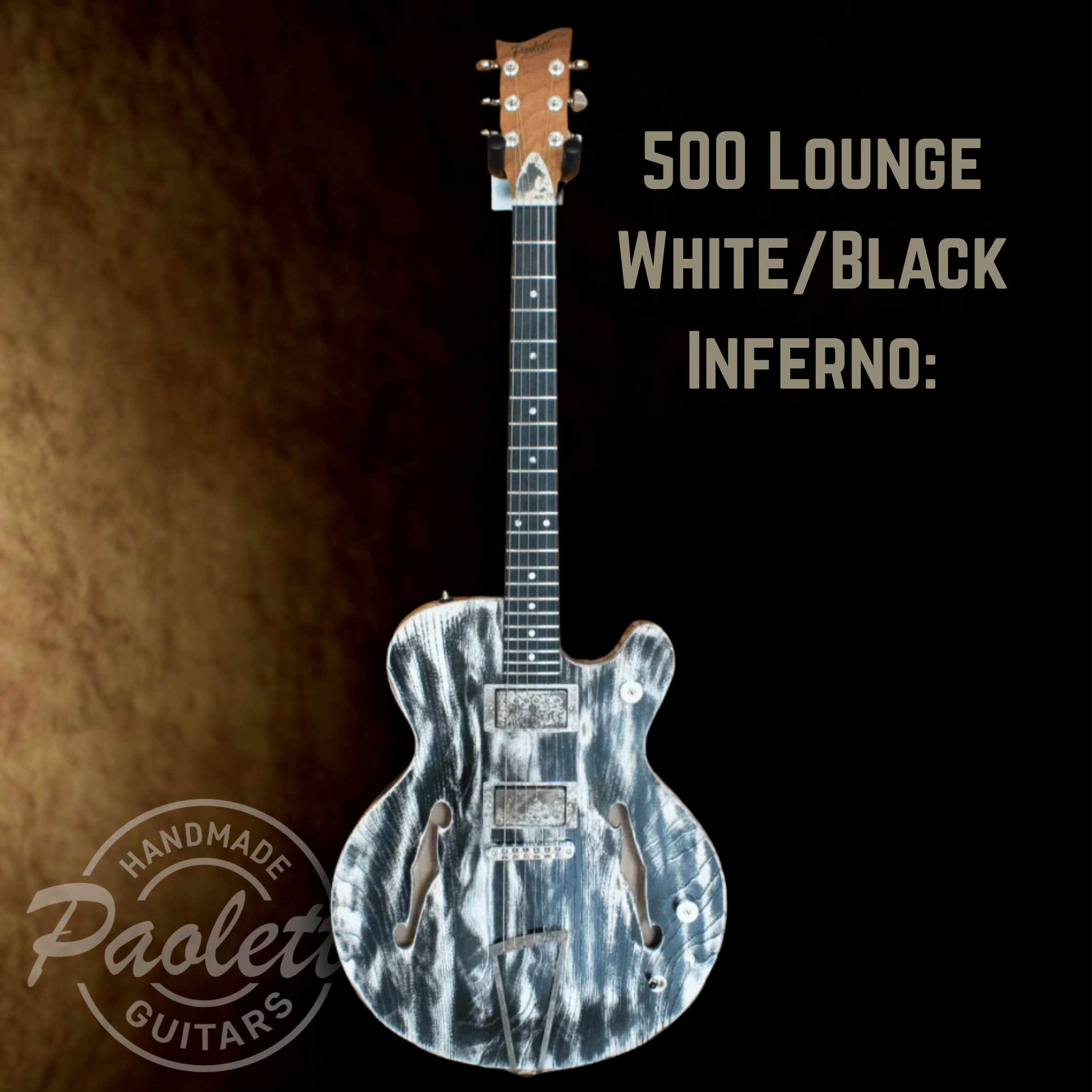 Paoletti 500 Lounge White/Black Inferno