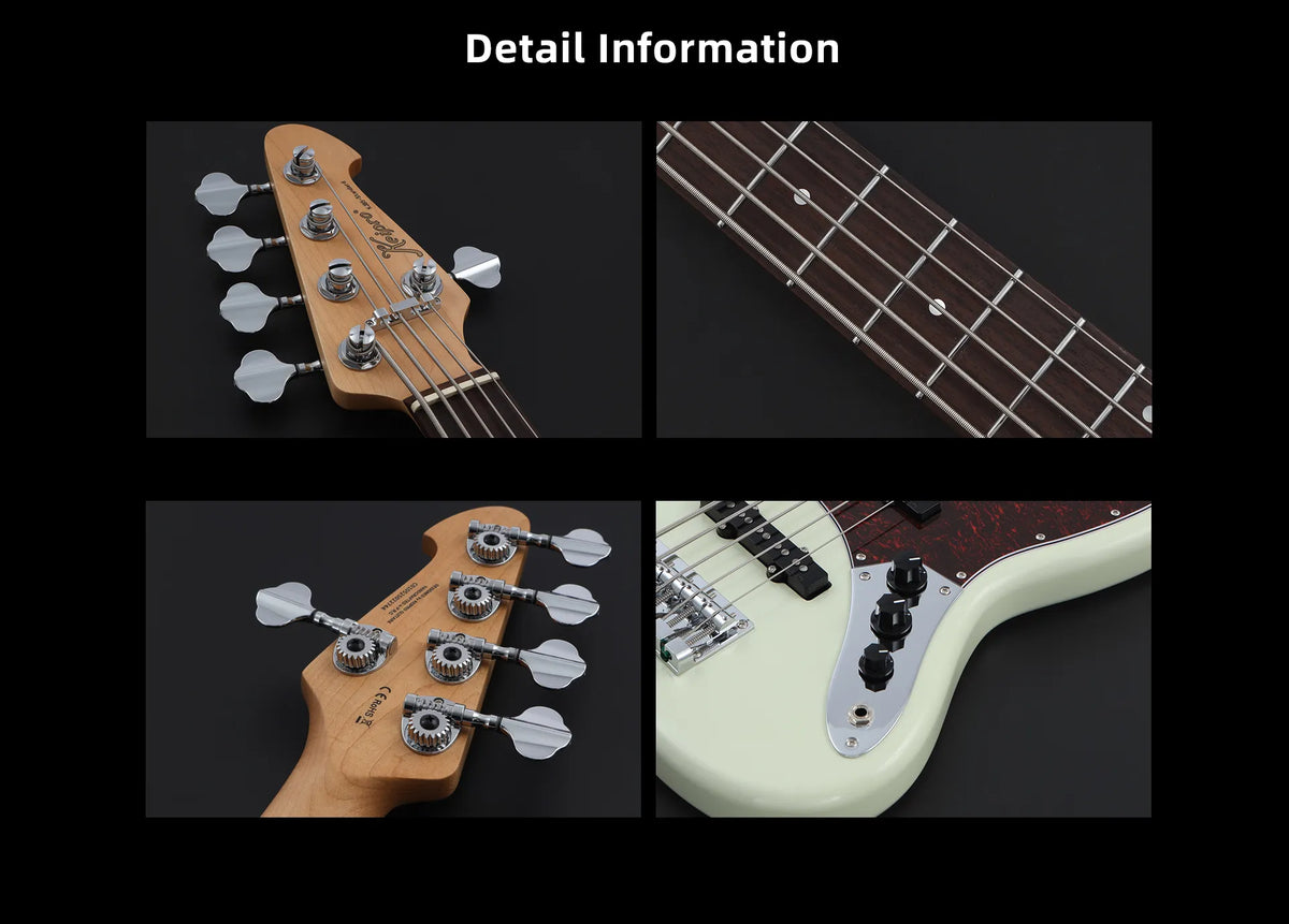 Keipro KJB5-Standard-R MIB Bass Guitar