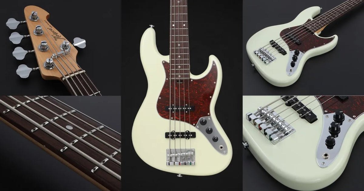 Keipro KJB5-Standard-R OW Bass Guitar