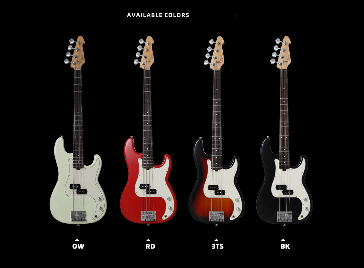 Keipro KPB-Standard-R BK Bass Guitar