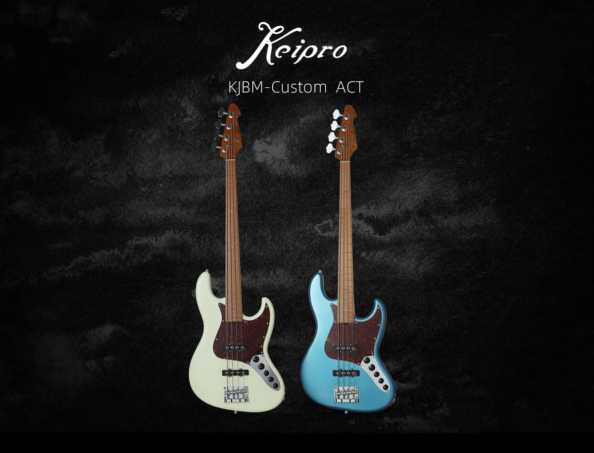 Keipro KJBM-Custom Act MBL Bass Guitar