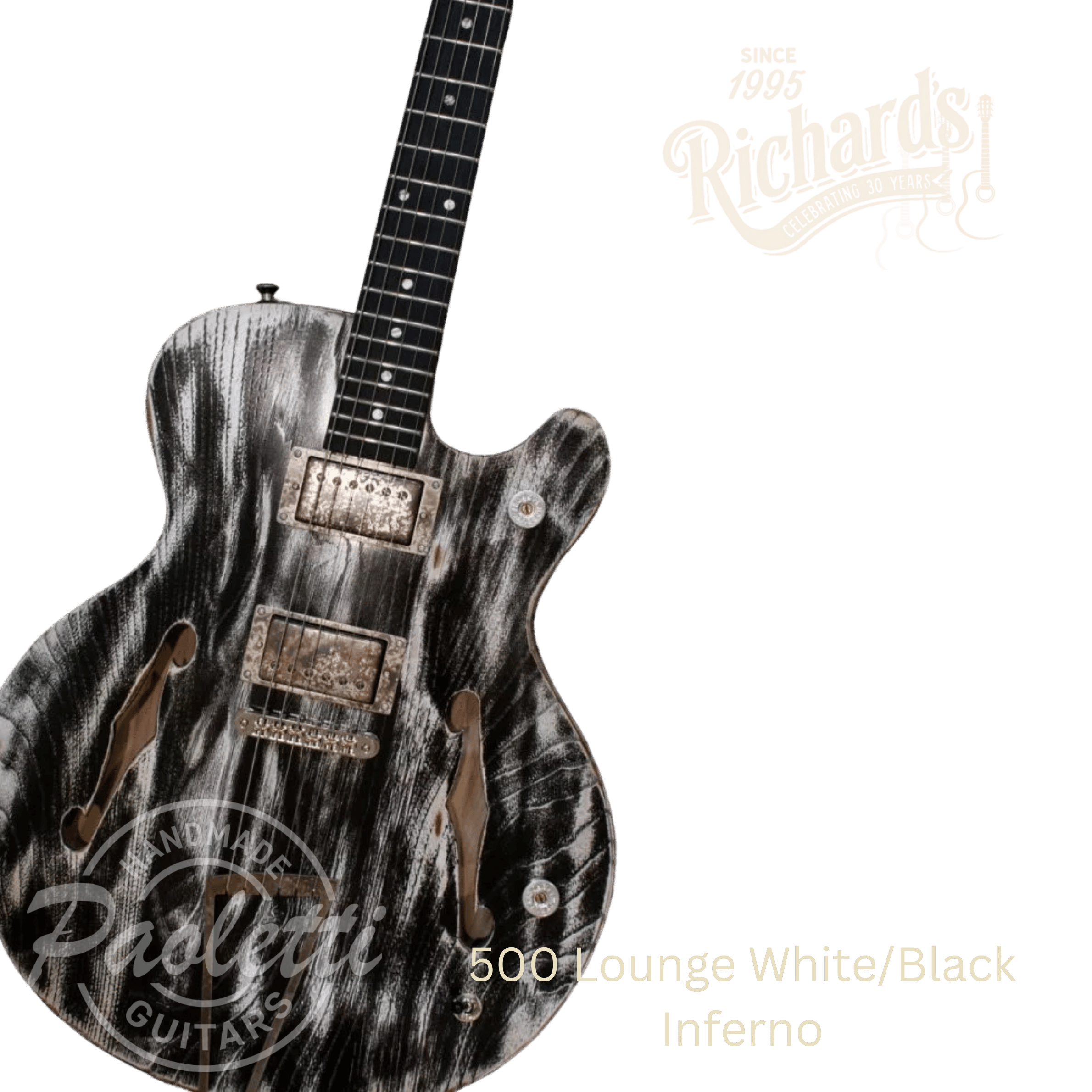 Paoletti 500 Lounge White/Black Inferno