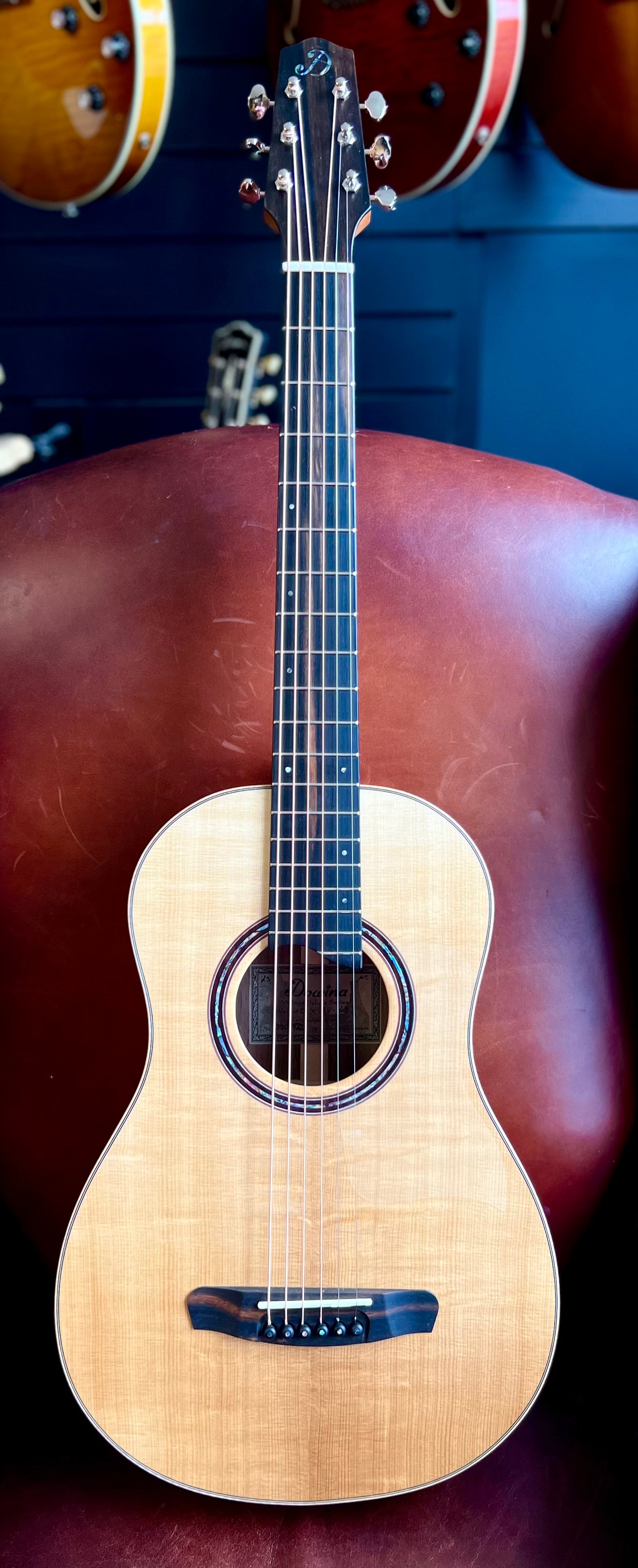 Dowina Walnut BV Deluxe Torrified Swiss Moon Spruce, Acoustic Guitar for sale at Richards Guitars.