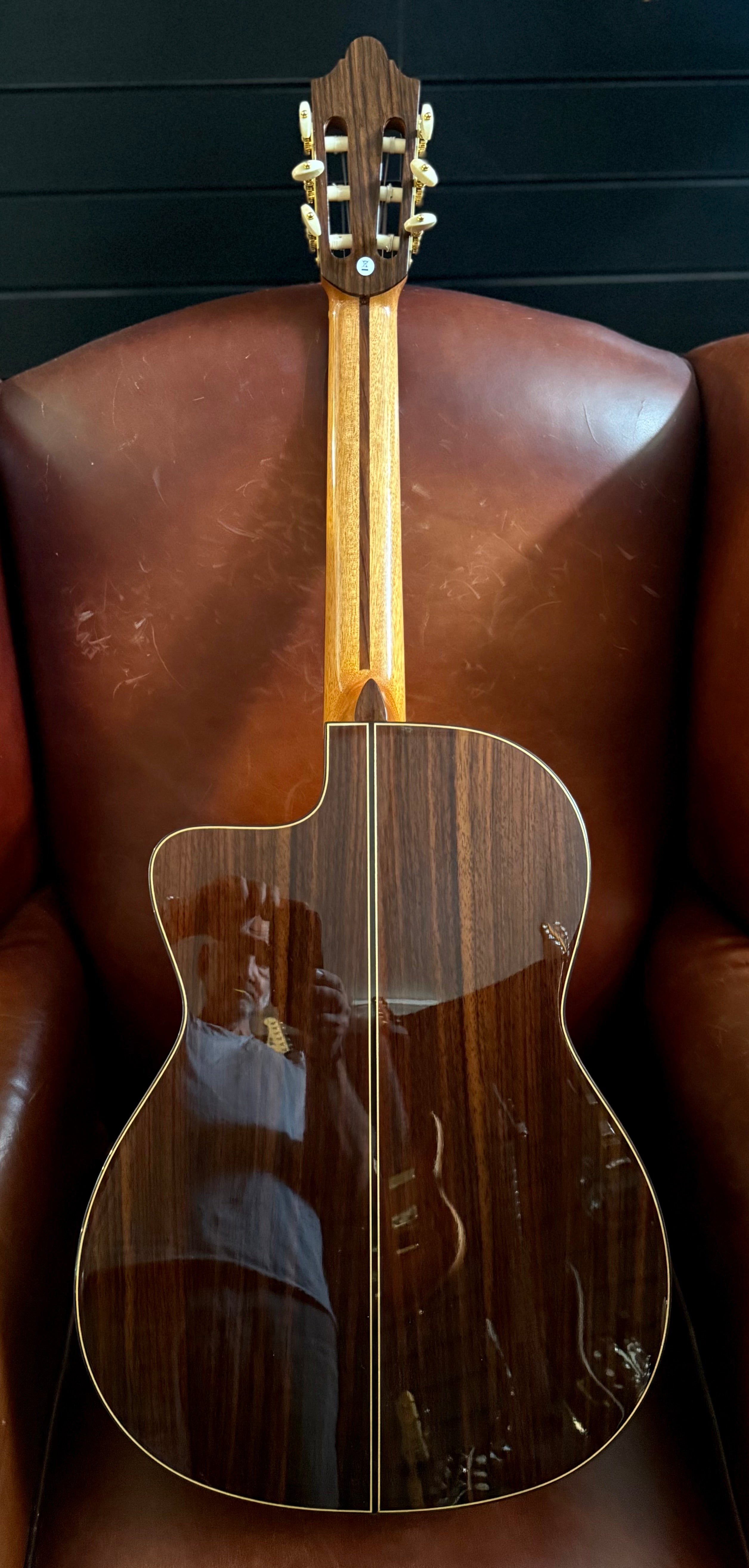 Duke Student F Cut Nylon Strung Guitar. Utterly Stunning Classical Guitar