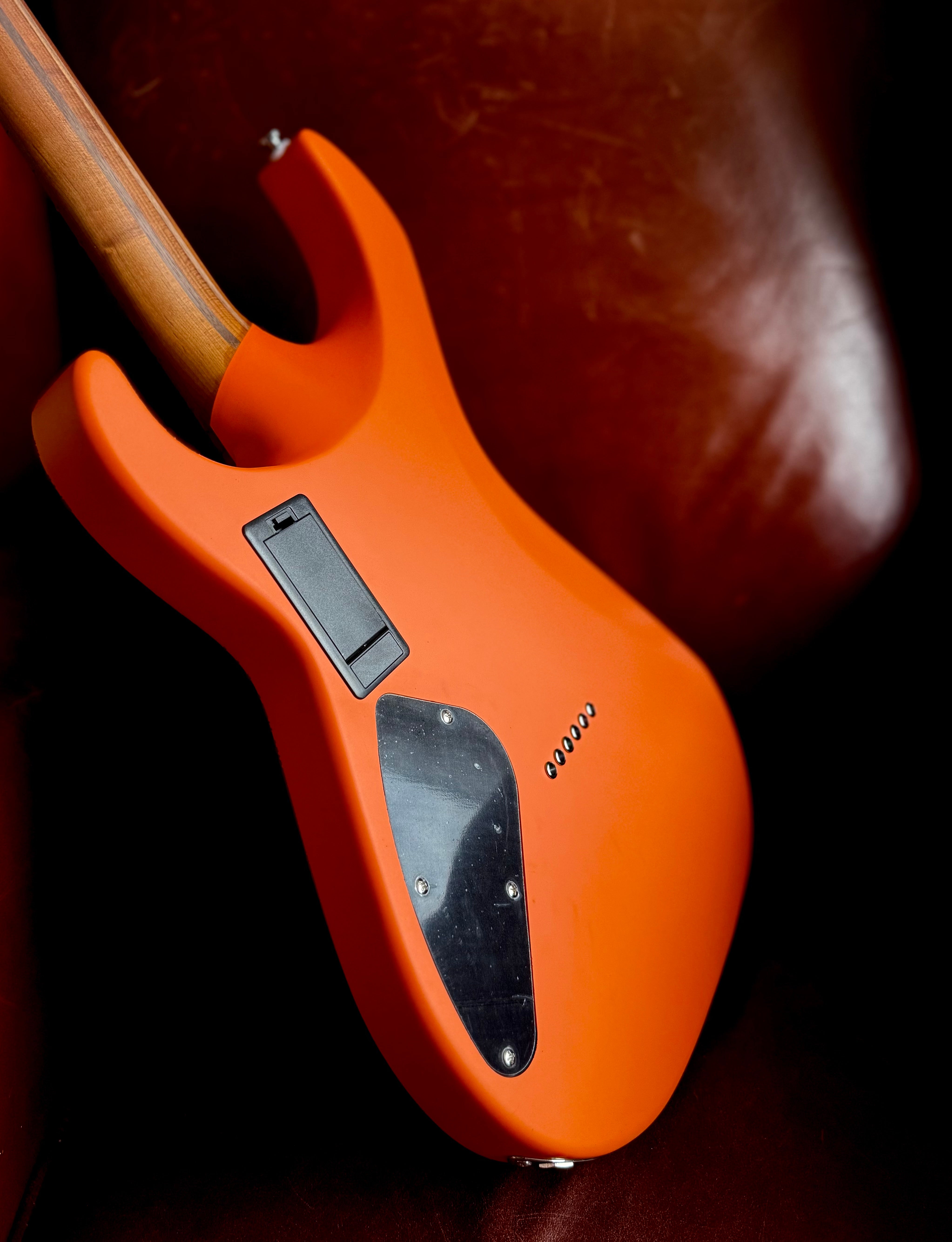 Cort KX600 Infinite Orange Crush Satin Thru Neck Electric Rock Guitar