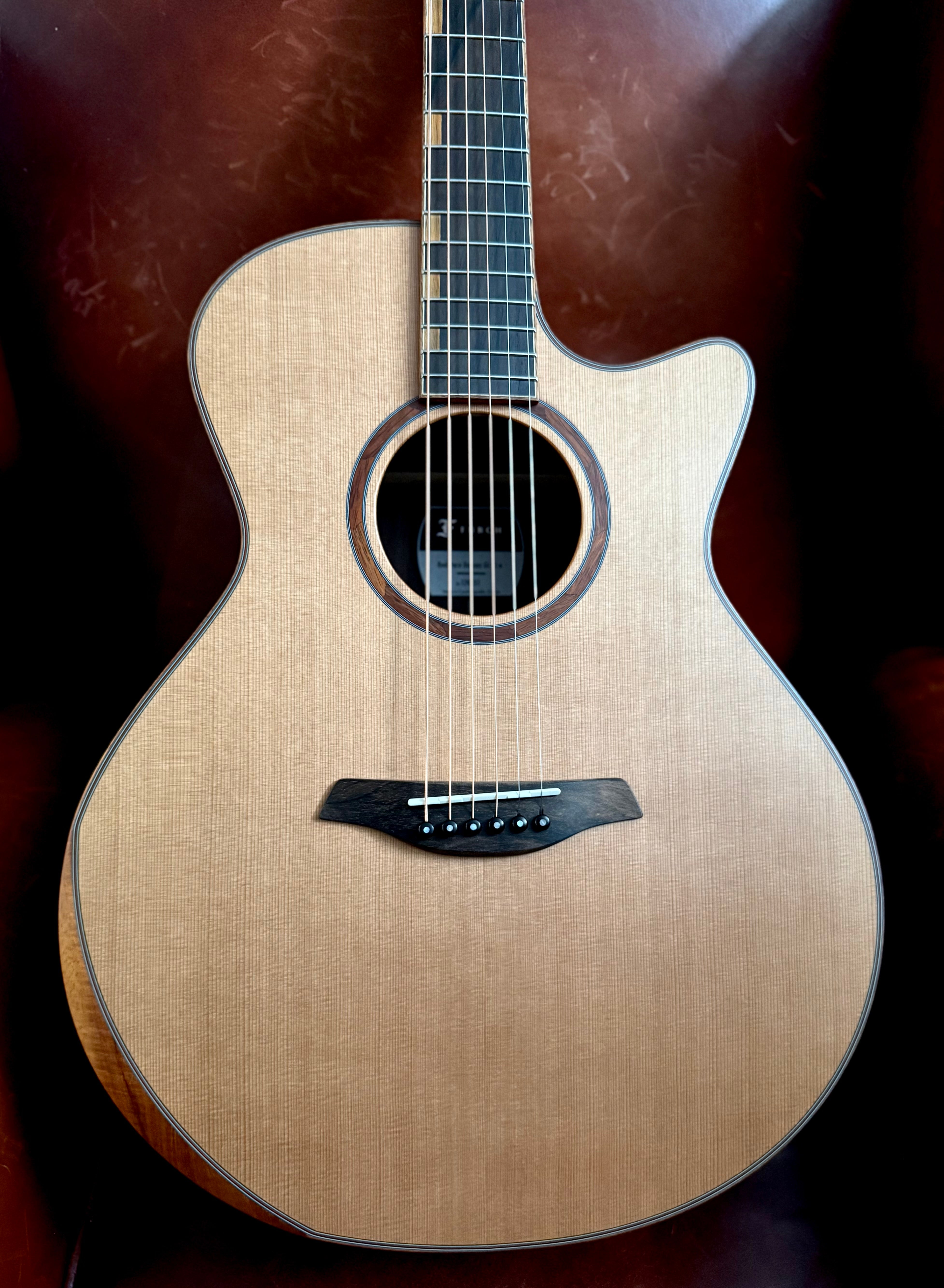 Furch Red Pure Deluxe Limited Run Malaysian Blackwood With Alpine Solid Cedar Top (2026 CNR Active Upgrade Model)