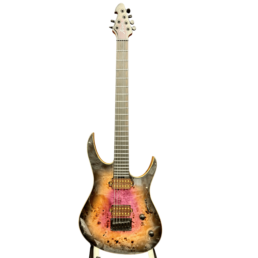 Keipro X-S6 PRO Black Limba B-E H.H Electric Guitar