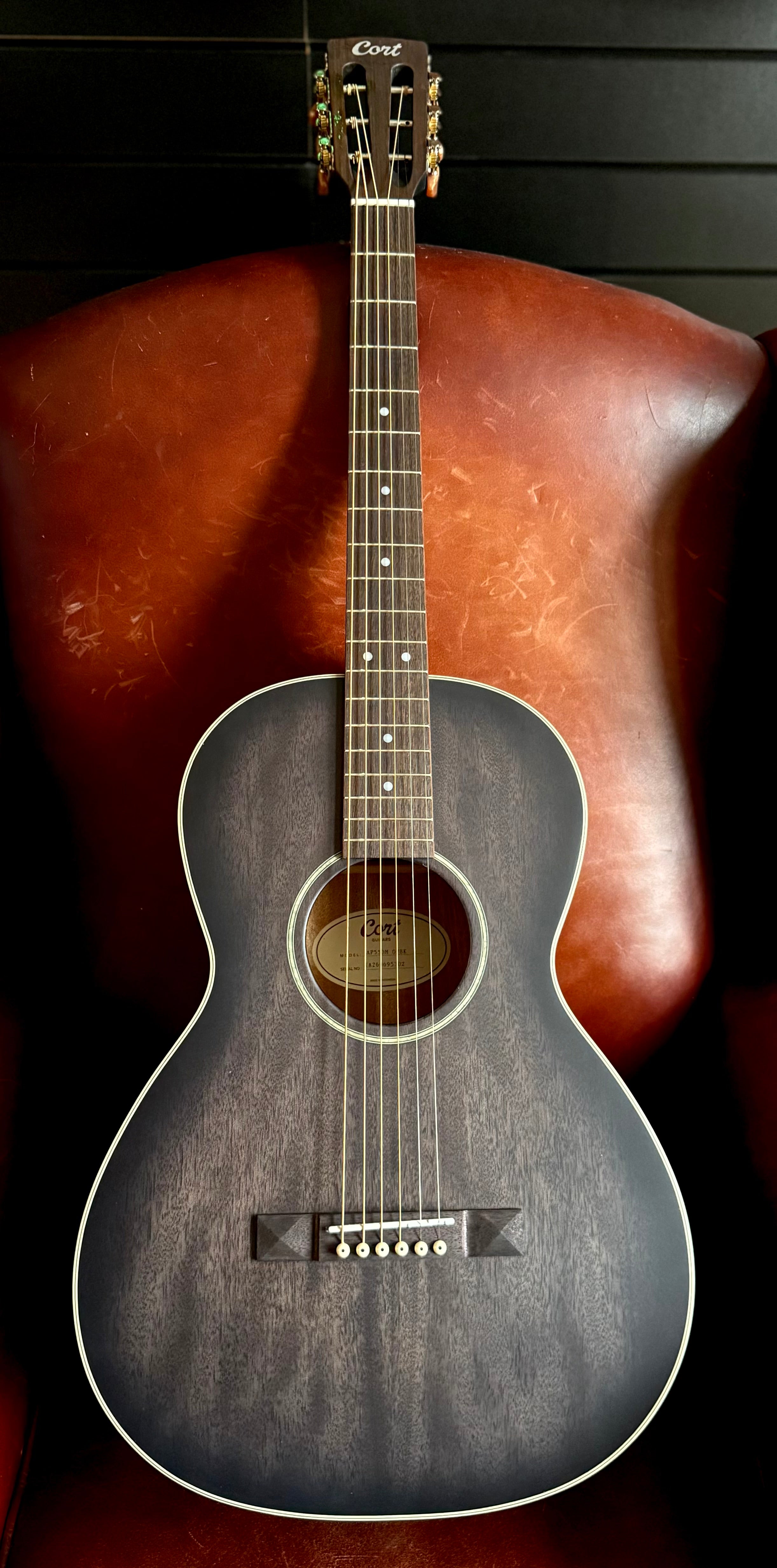 Cort AP550M OPBK Parlor Guitar Inc. Pro Setup & Gig Bag. Wonderful Small Body Acoustic (Copy)