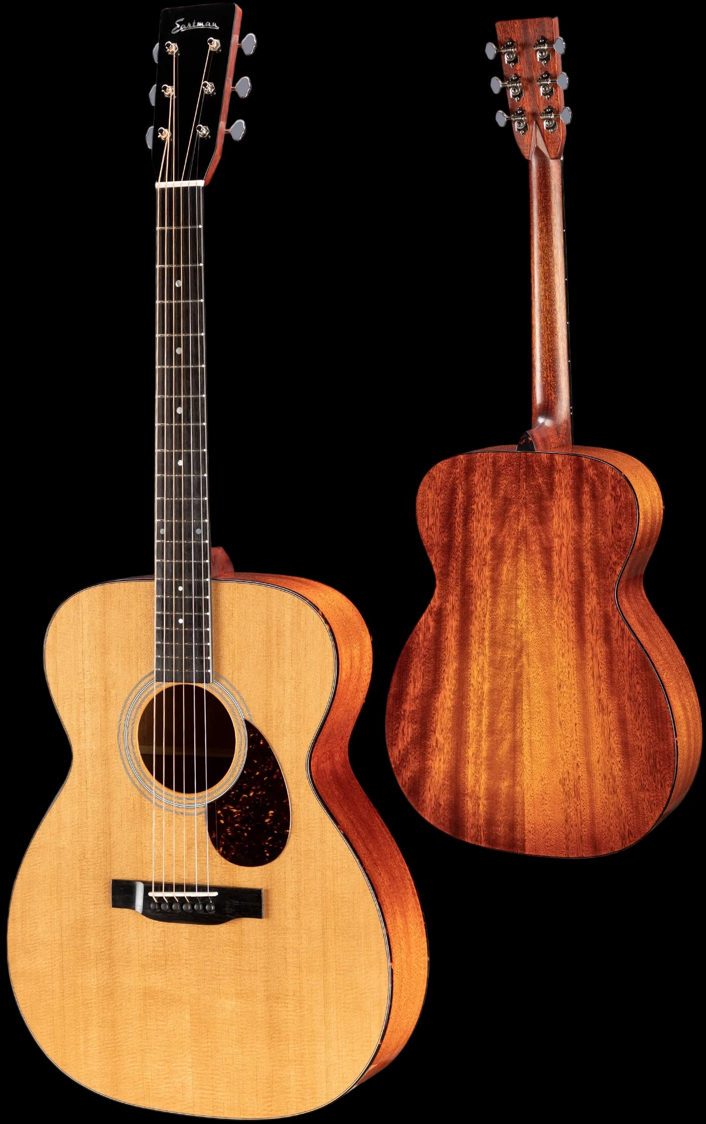 Eastman E6OM-TC Natural Acoustic Guitar (Price inc. Custom Pro Setup Package)