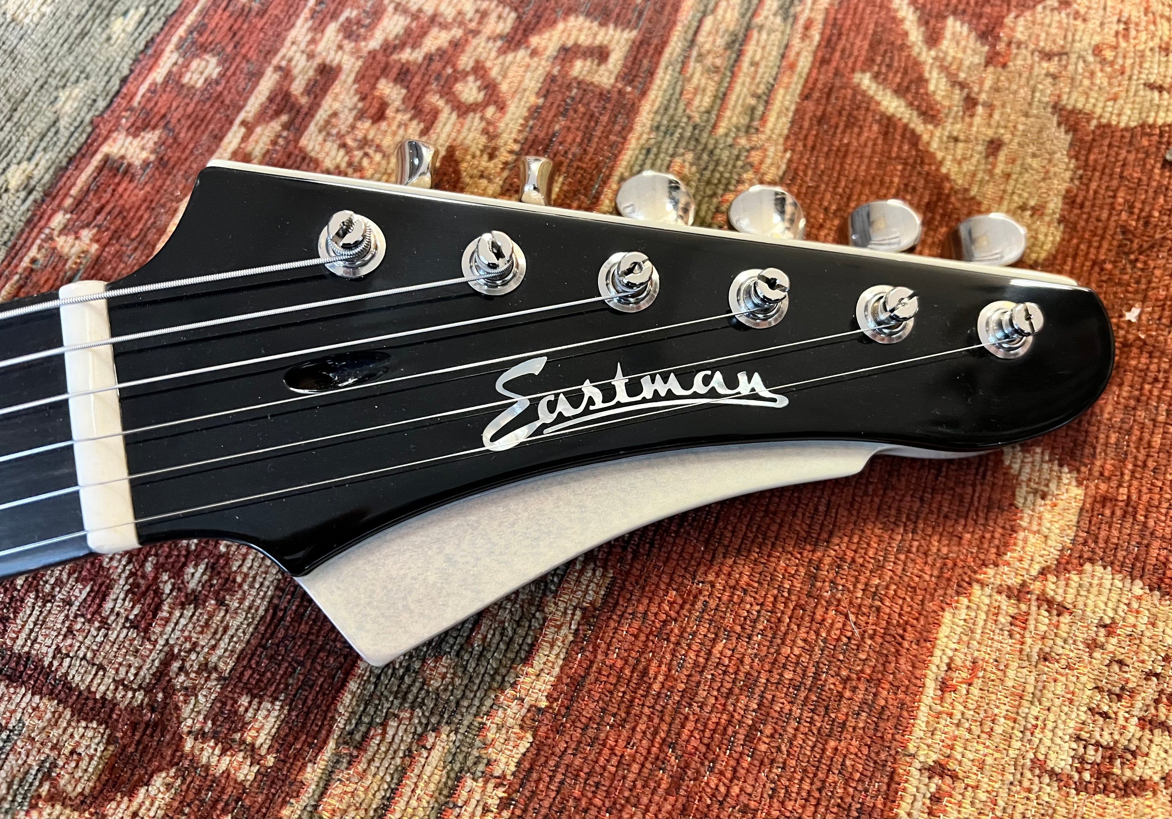 Eastman Juliet-PB Pomona Blonde (Price inc. Custom Pro Setup Package), Electric Guitar for sale at Richards Guitars.