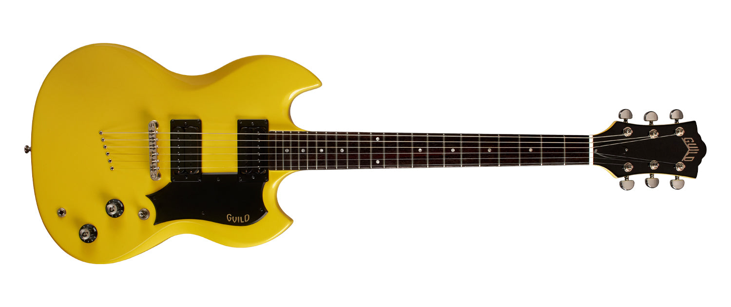 Guild Polara - Voltage Yellow, Electric Guitar for sale at Richards Guitars.