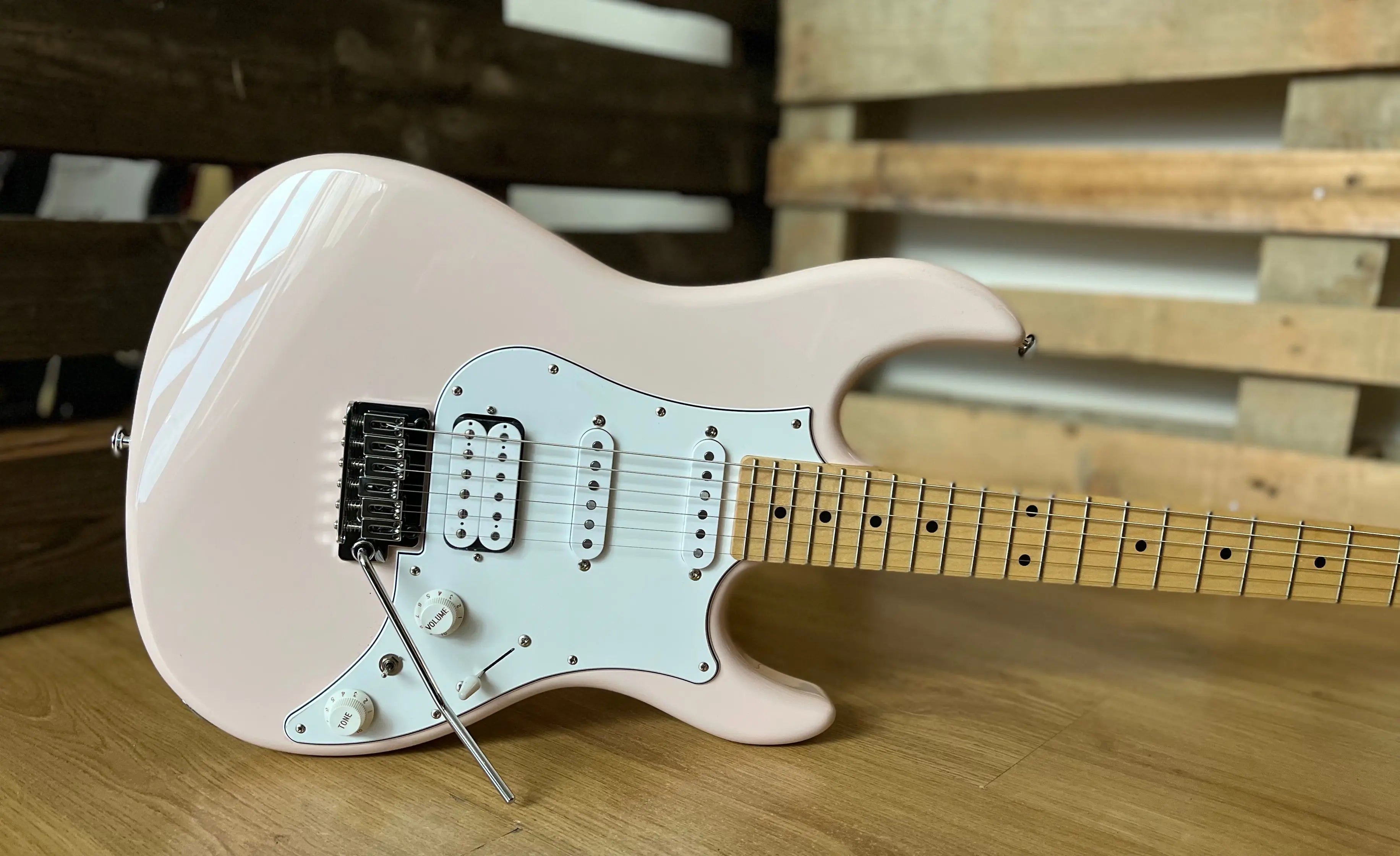 Buy FGN J Standard Odyssey, Shell Pink Electric Guitar