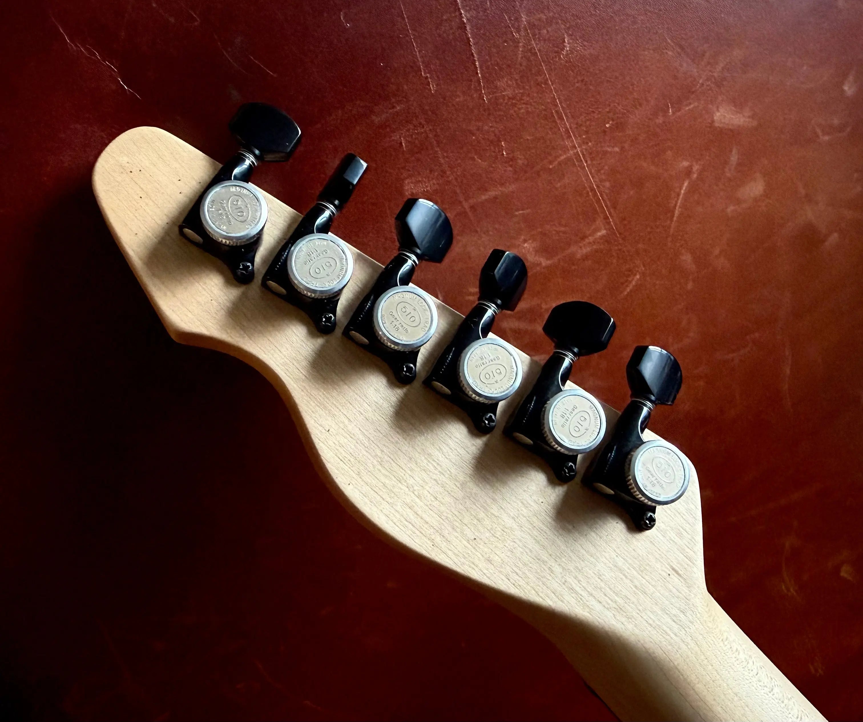 Valiant Titan Pure Gold Satin Electric Guitar With Stainless Steel Frets Upgrade guitar for sale uk