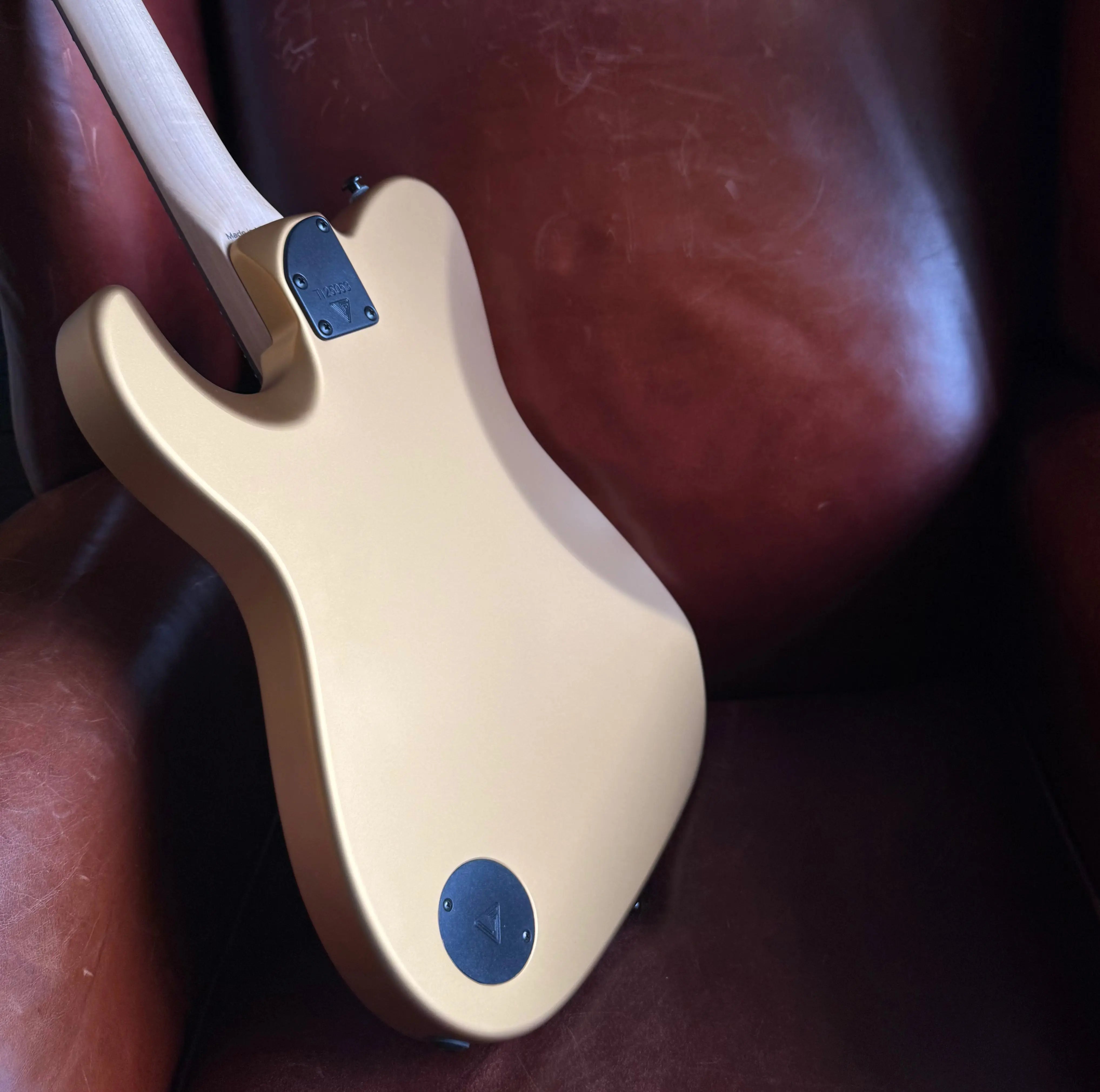 Valiant Titan Pure Gold Satin Electric Guitar With Stainless Steel Frets Upgrade guitar for sale uk