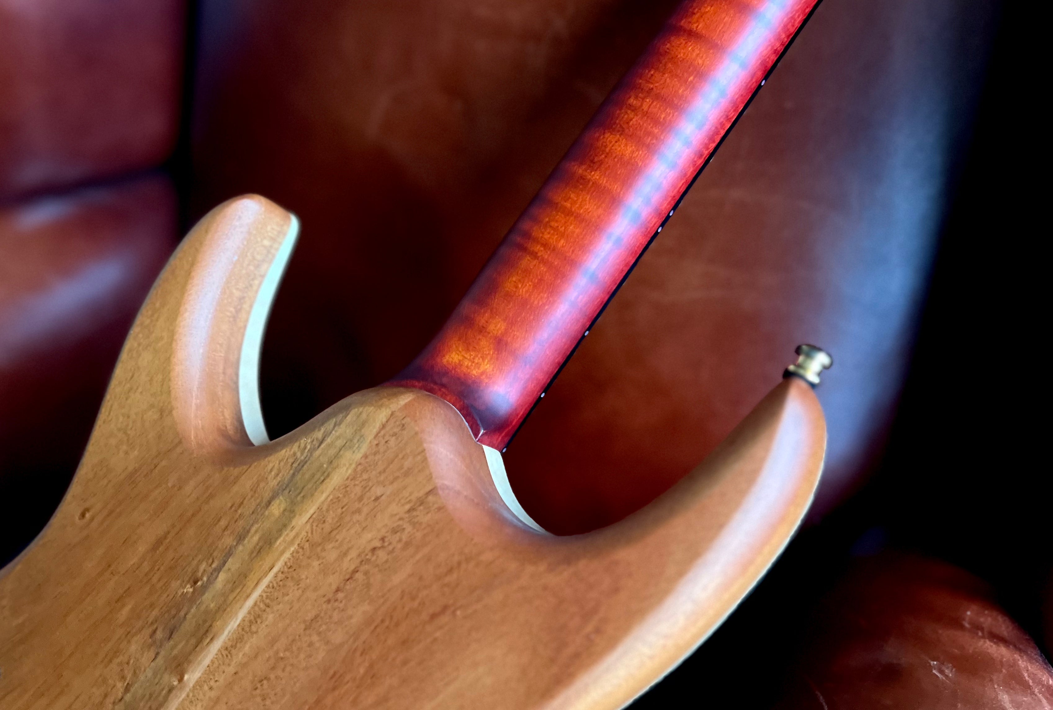 Valenti Nebula Carved Semi Hollow P90 Vintage Cherry Burst, Electric Guitar for sale at Richards Guitars.