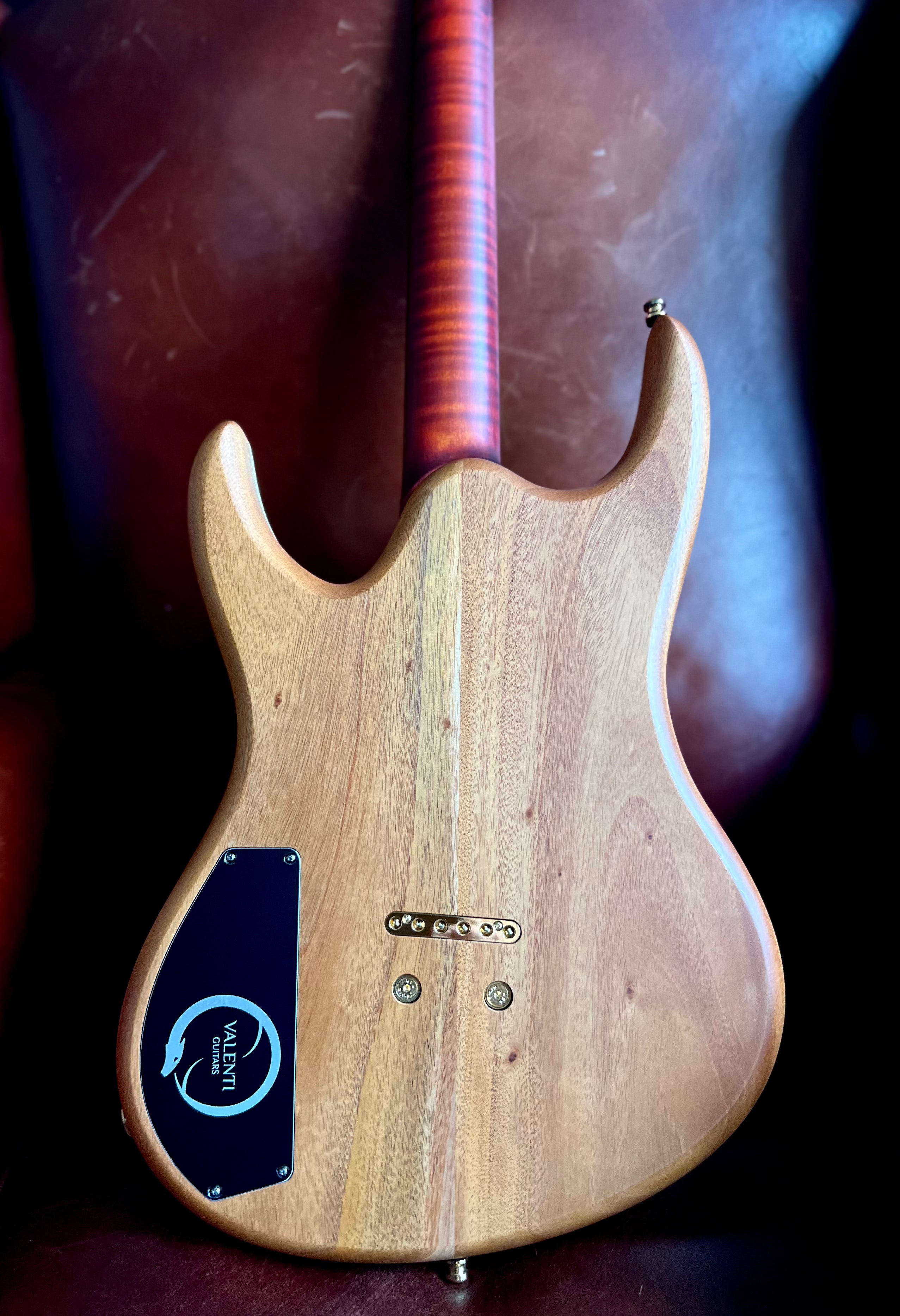 Valenti Nebula Carved Semi Hollow P90 Vintage Cherry Burst, Electric Guitar for sale at Richards Guitars.