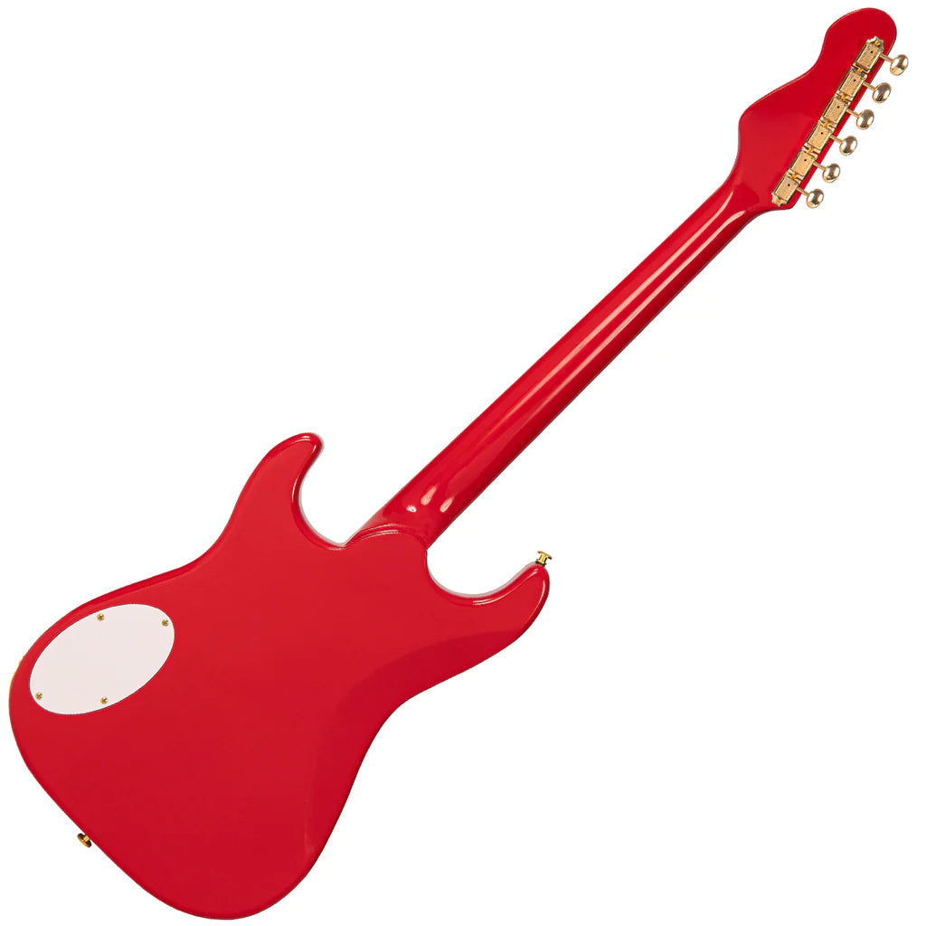Joe Doe 'Gas Jockey' Electric Guitar by Vintage ~ Gas Pump Red with Case, Electric Guitar for sale at Richards Guitars.