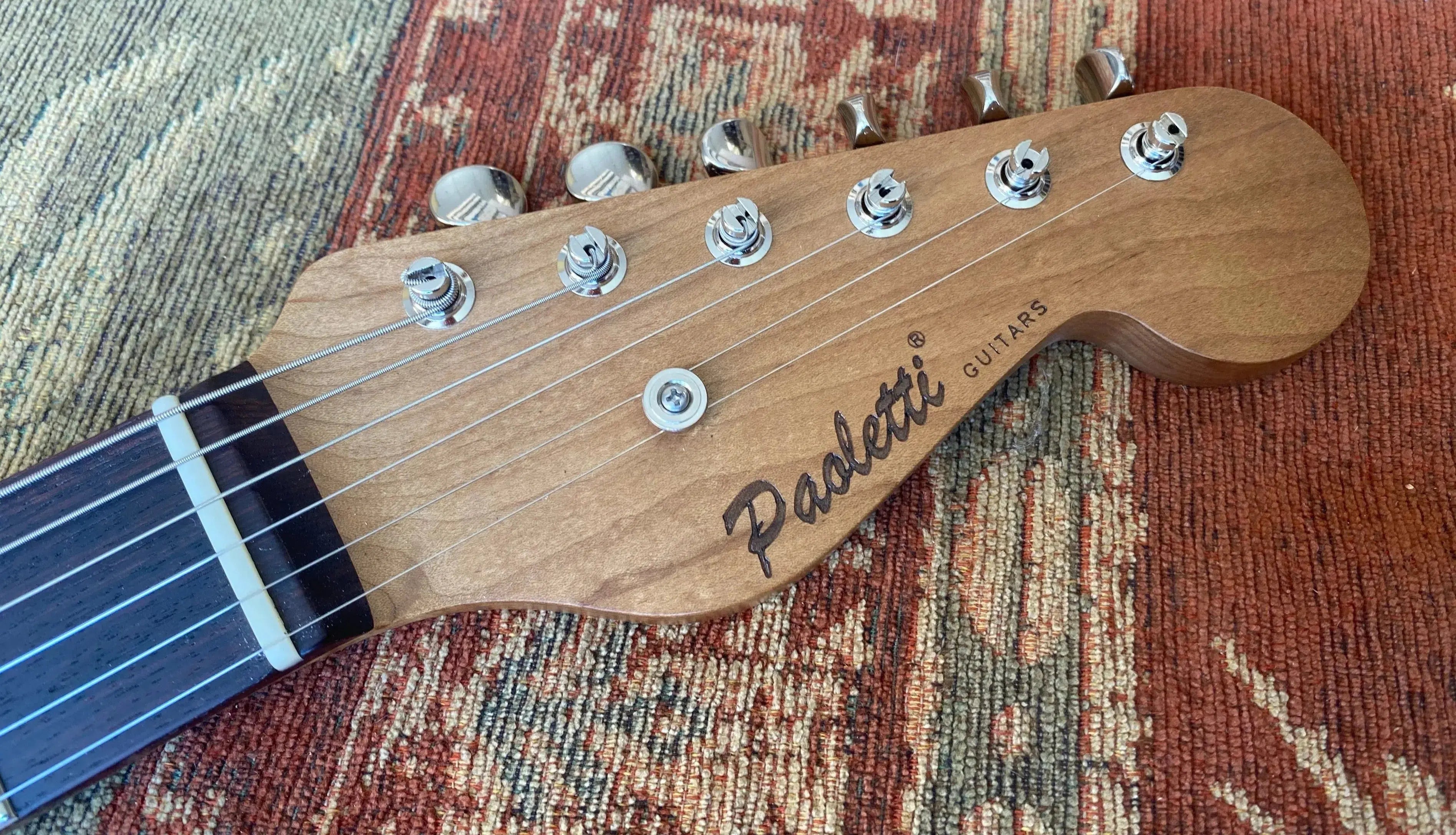 Paoletti Guitar Nancy Wine SS, Electric Guitar for sale at Richards Guitars.