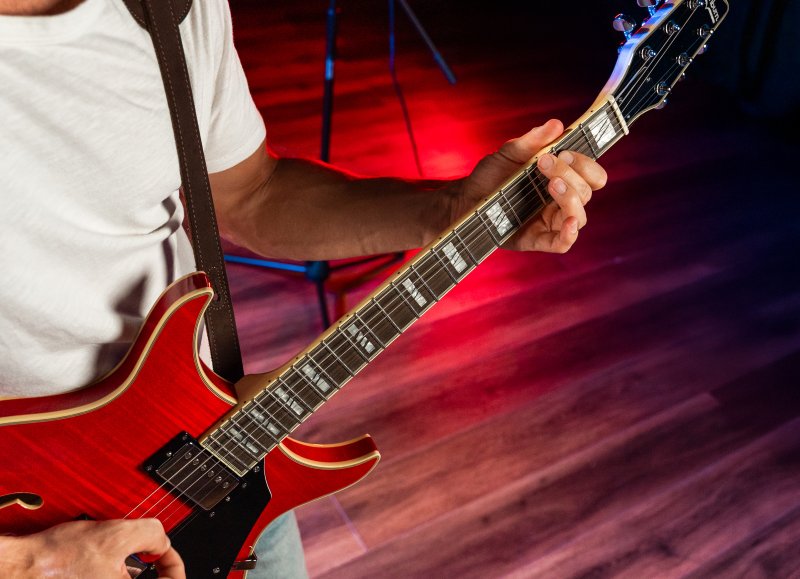 Washburn Wing SH35 Semi Hollow Electric Guitar Inc £225 Custom Pro Setup & Support Package