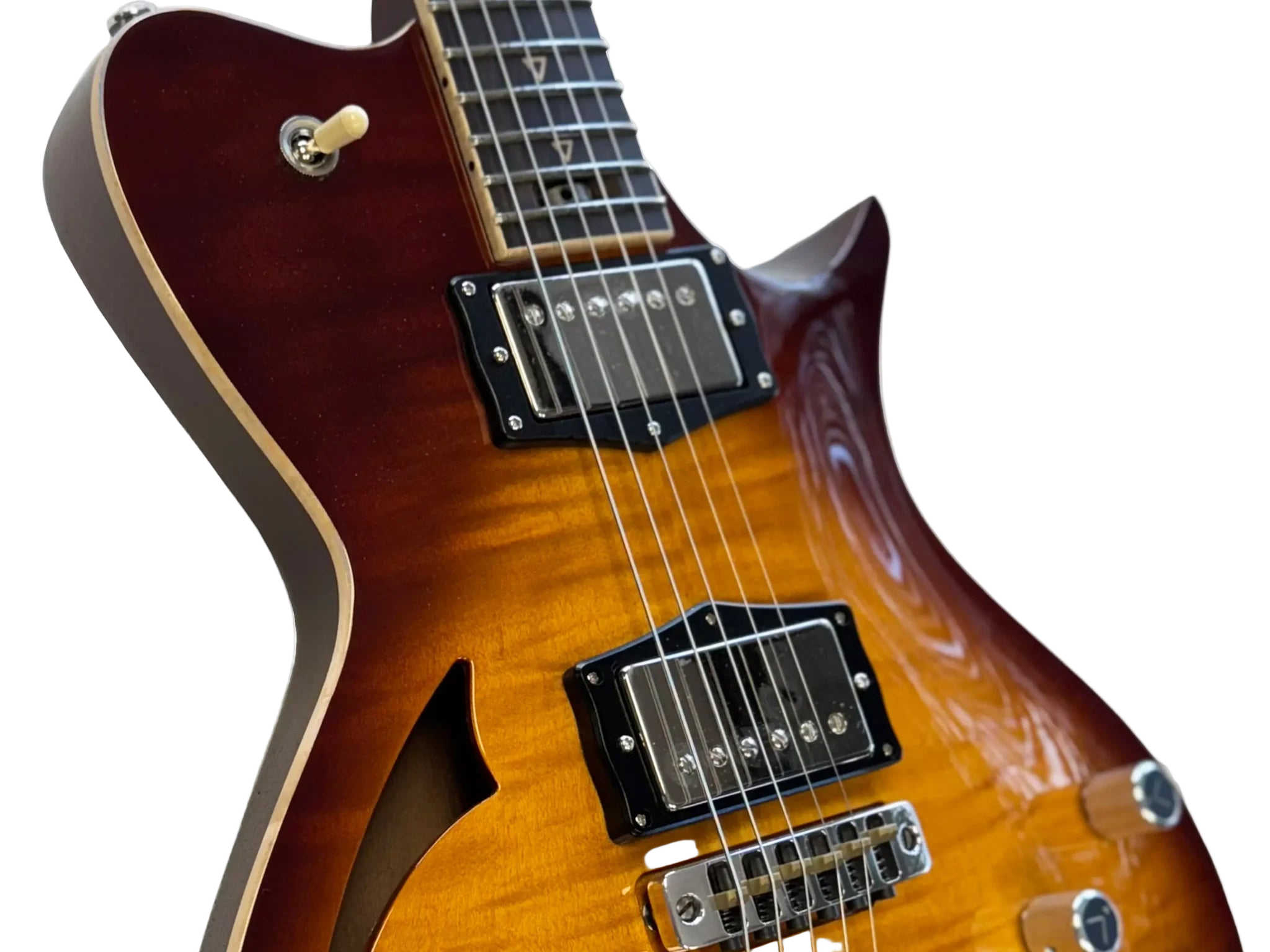 Valiant Smith Tobacco Burst Semi-Hollow Electric Guitar