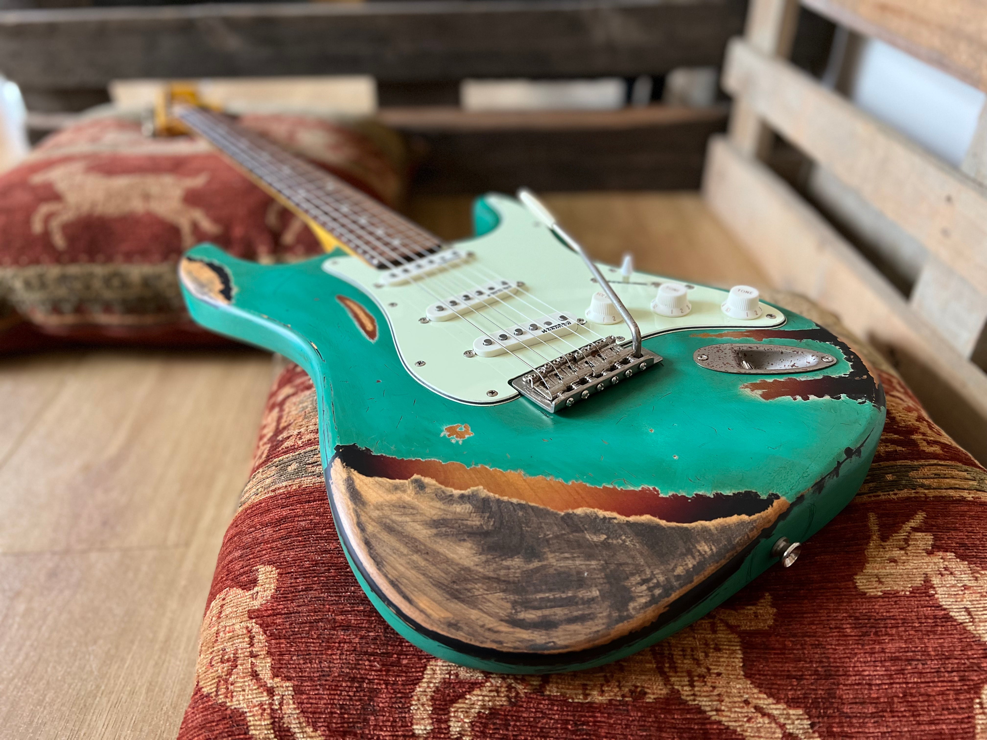 Vintage ProShop V6 "Industrial Punk" Custom Inc. Exclusive Vintage Custom Pro Setup, Electric Guitar for sale at Richards Guitars.