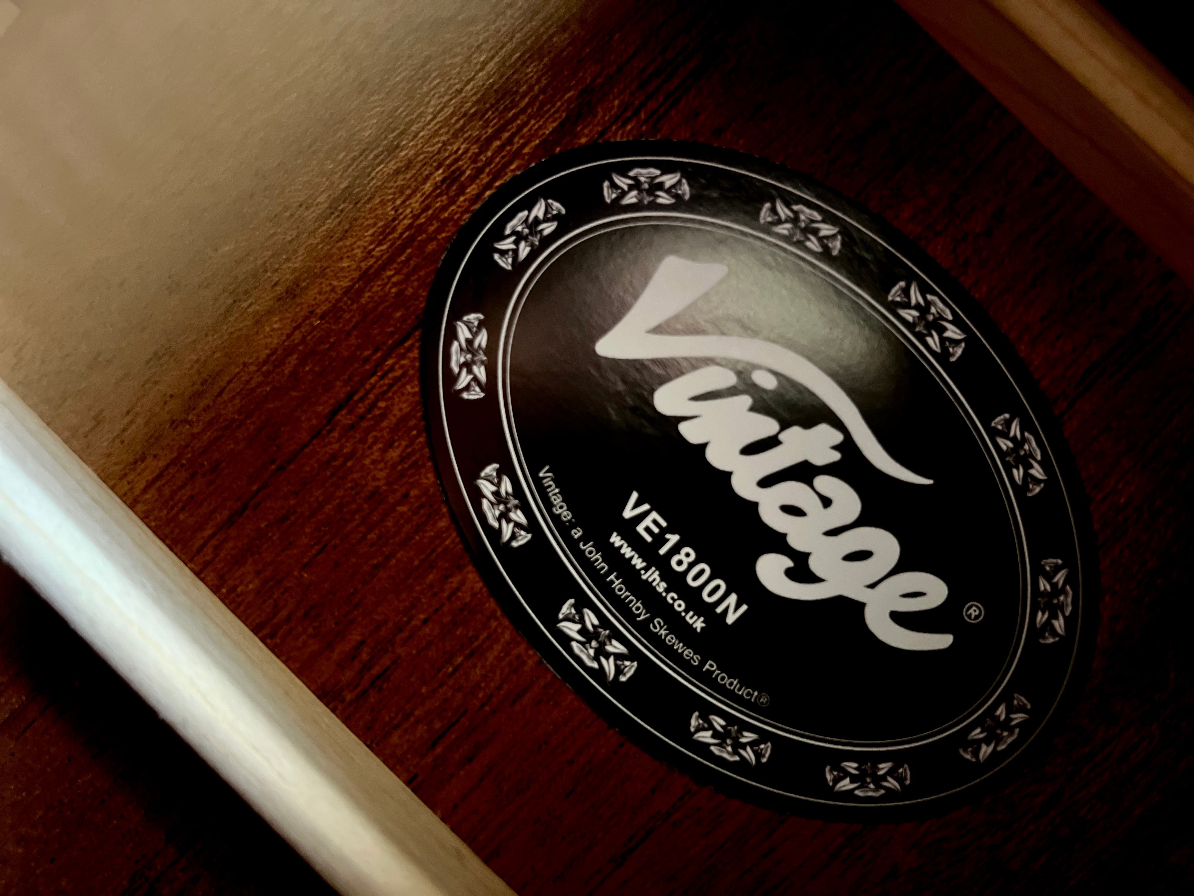 Vintage VE1800N Stage Series 'Parlour' Electro-Acoustic Guitar ~ Natural, Electro Acoustic Guitar for sale at Richards Guitars.