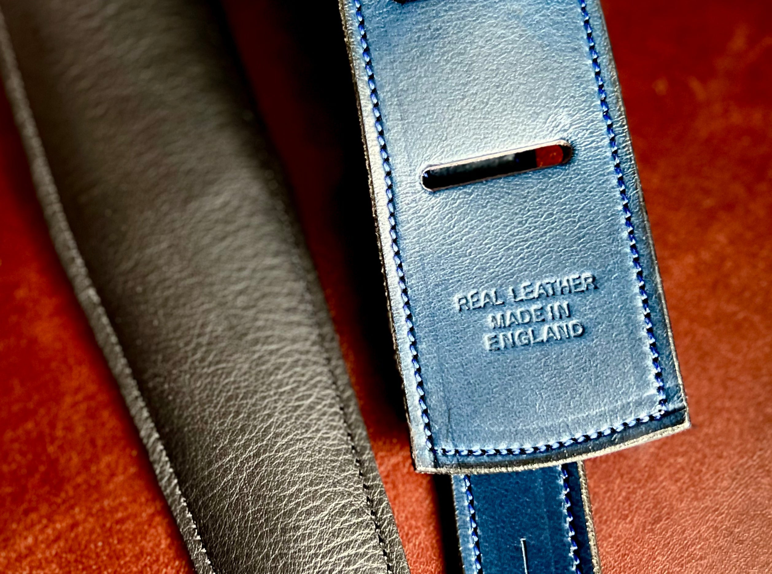 Walsall Hand Made Premium Padded Bridle Leather Guitar Strap ( Just £79 when bought with a guitar saving £40)