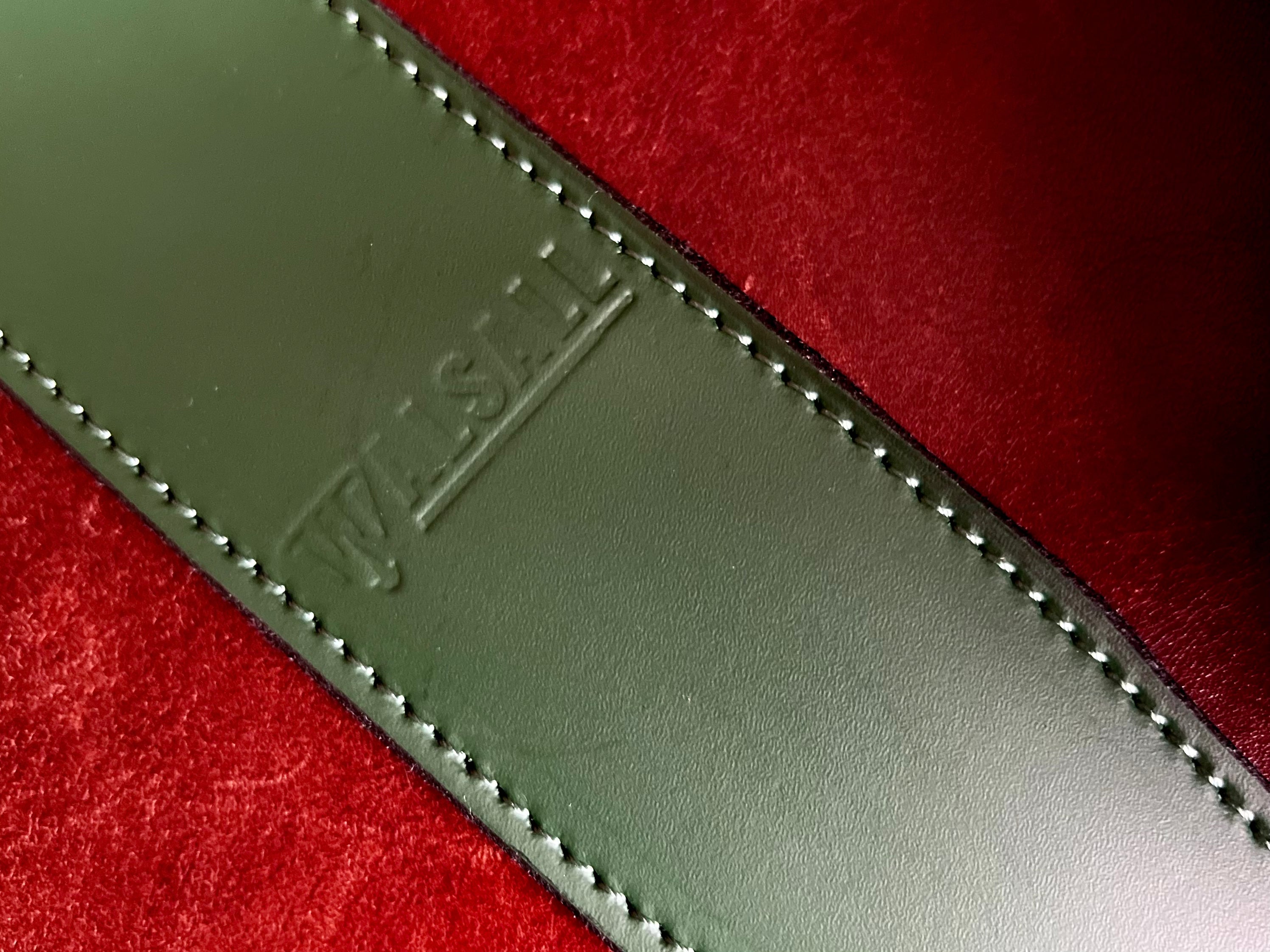 Walsall Hand Made Premium Padded Bridle Leather Guitar Strap ( Just £79 when bought with a guitar saving £40), Straps for sale at Richards Guitars.