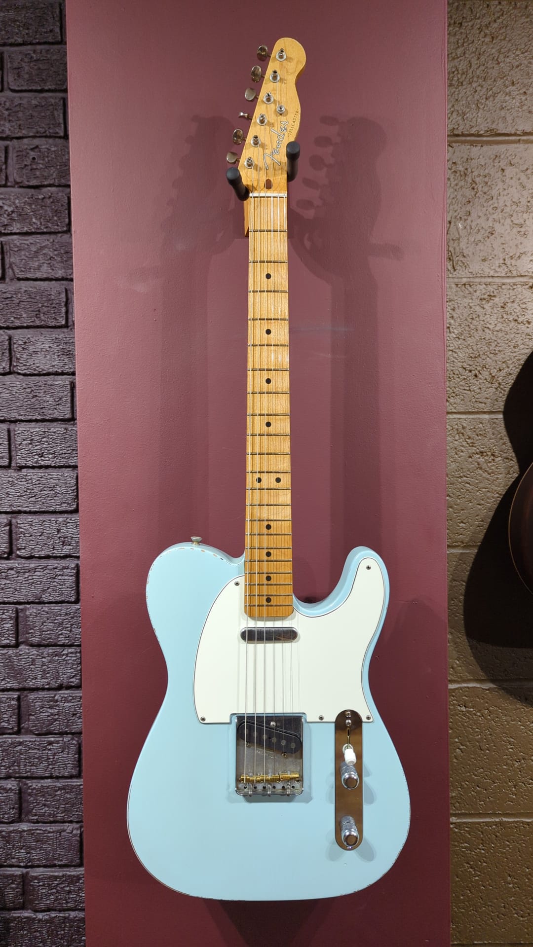Fender Vintera 50s Telecaster - Ltd edition roadworn - Sonic blue (Used), Electric Guitars for sale at Richards Guitars.
