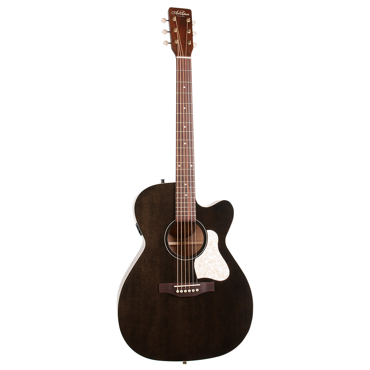 Art & Lutherie Legacy Cutaway Electro-Acoustic Guitar ~ Faded Black ~ PreSys II-Richards Guitars Of Stratford Upon Avon