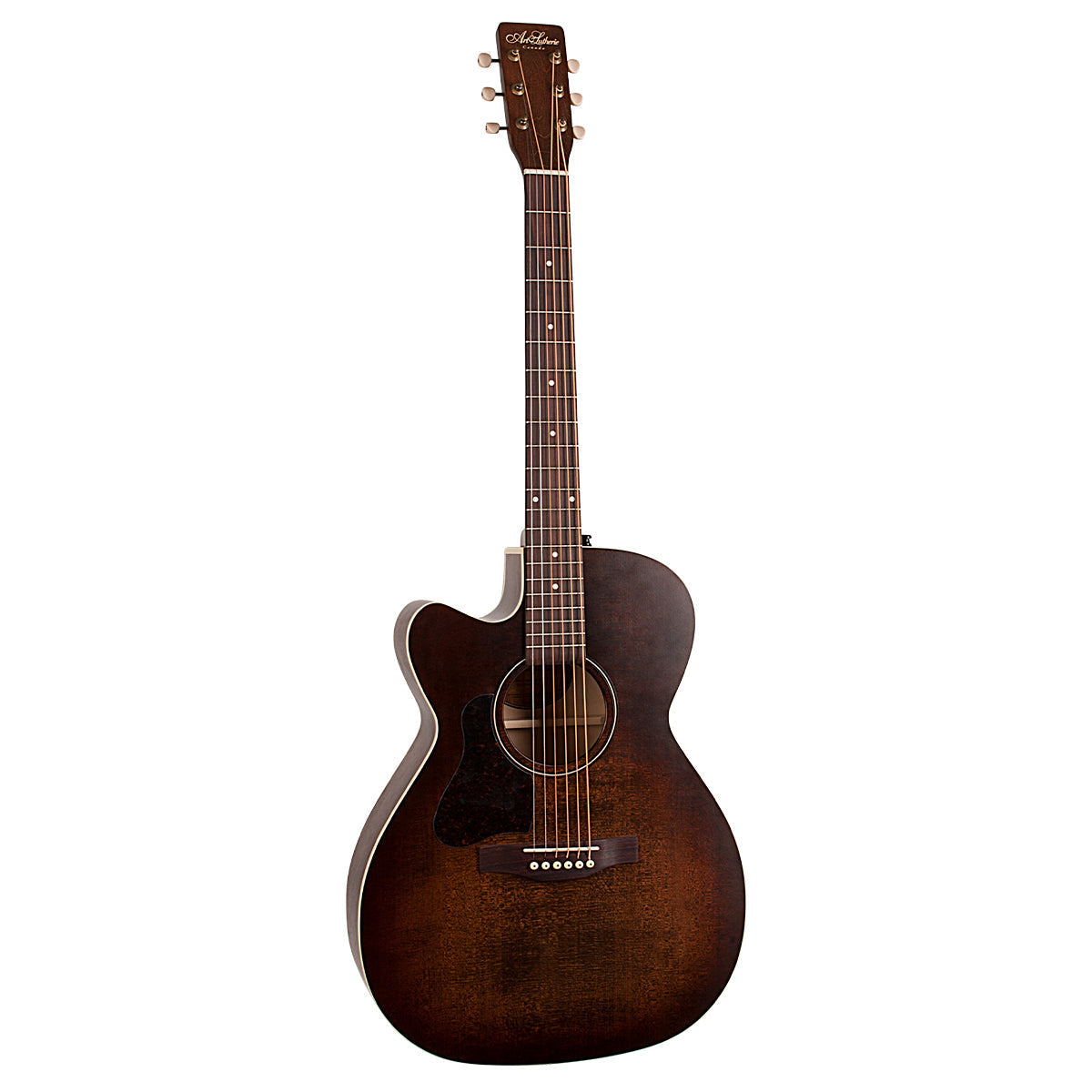 Art & Lutherie Legacy Cutaway Electro-Acoustic Guitar ~ Left Hand ~ Bourbon Burst ~ PreSys II,  for sale at Richards Guitars.