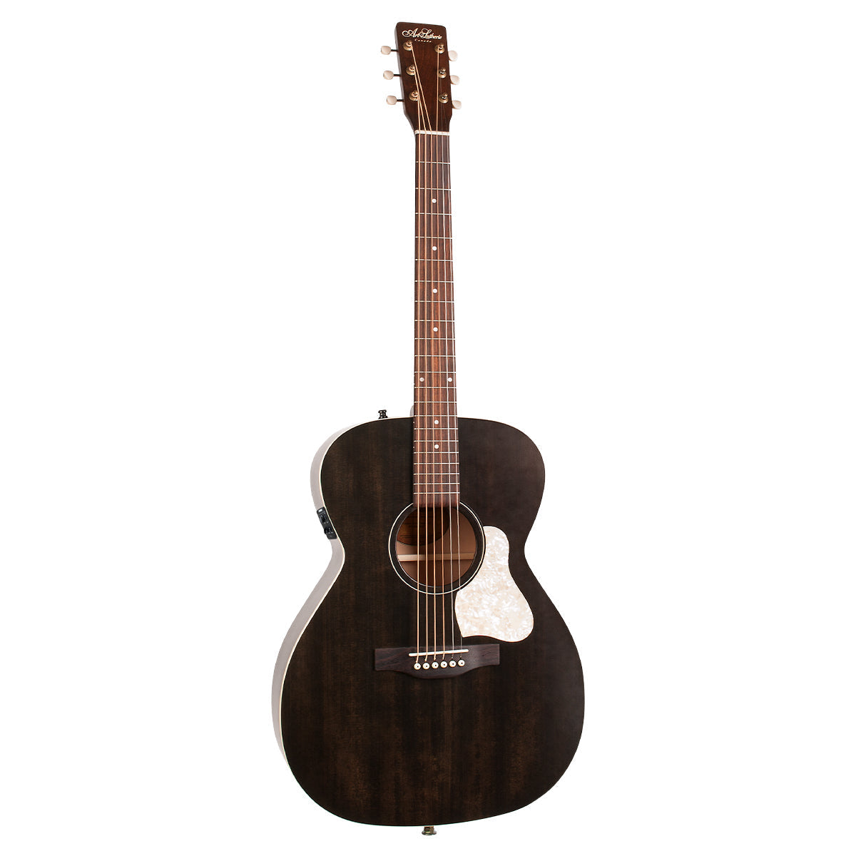 Art & Lutherie Legacy Electro-Acoustic Guitar ~ Faded Black ~ PreSys II,  for sale at Richards Guitars.