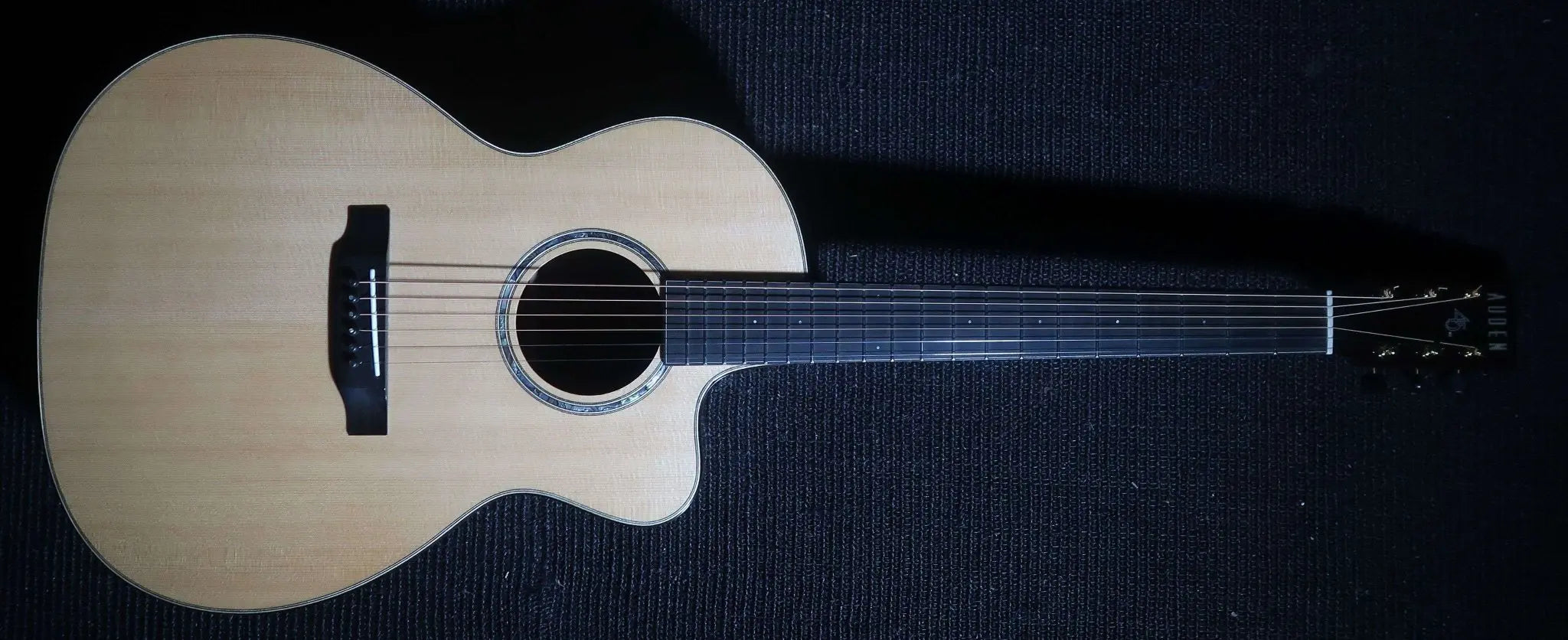 Auden Artist 45 Chester Maple Cutaway. - Richards Guitars Of Stratford Upon Avon