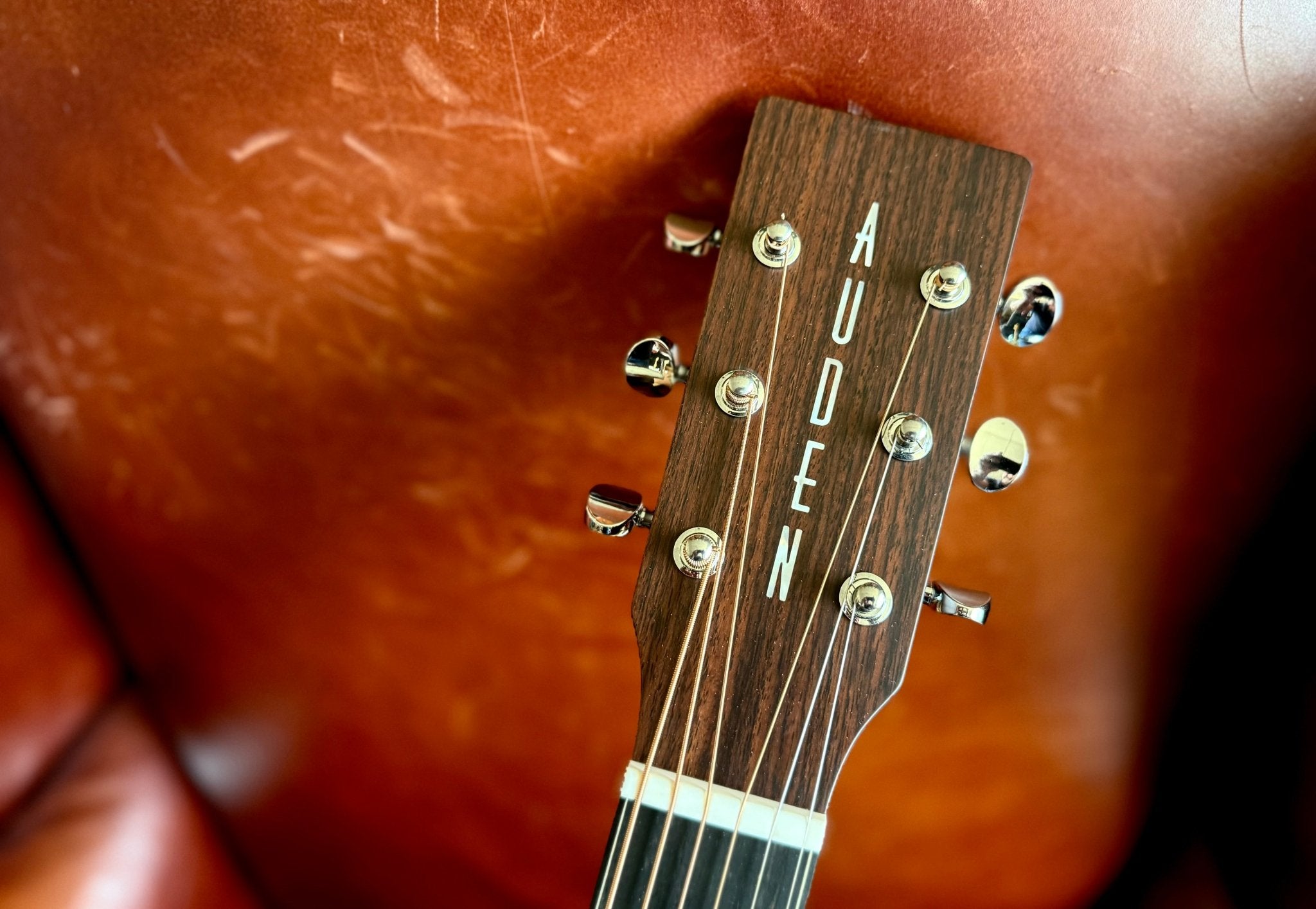 Auden Artist Chester 632 - Cedar/Rosewood Short Scale Electro Acoustic Guitar - Richards Guitars Of Stratford Upon Avon