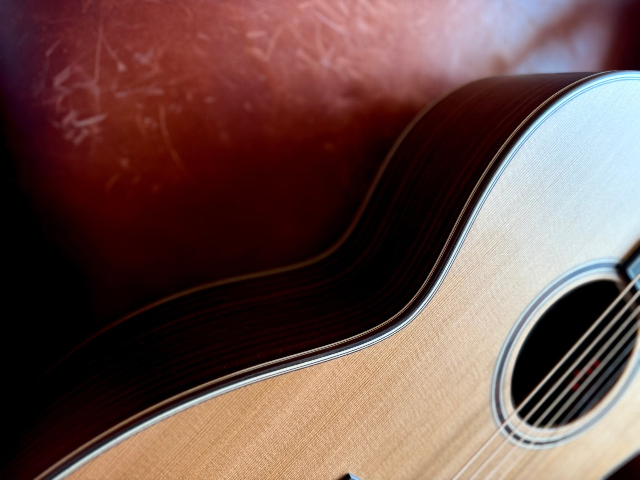 Auden Artist Chester 632 - Cedar/Rosewood Short Scale Electro Acoustic Guitar - Richards Guitars Of Stratford Upon Avon