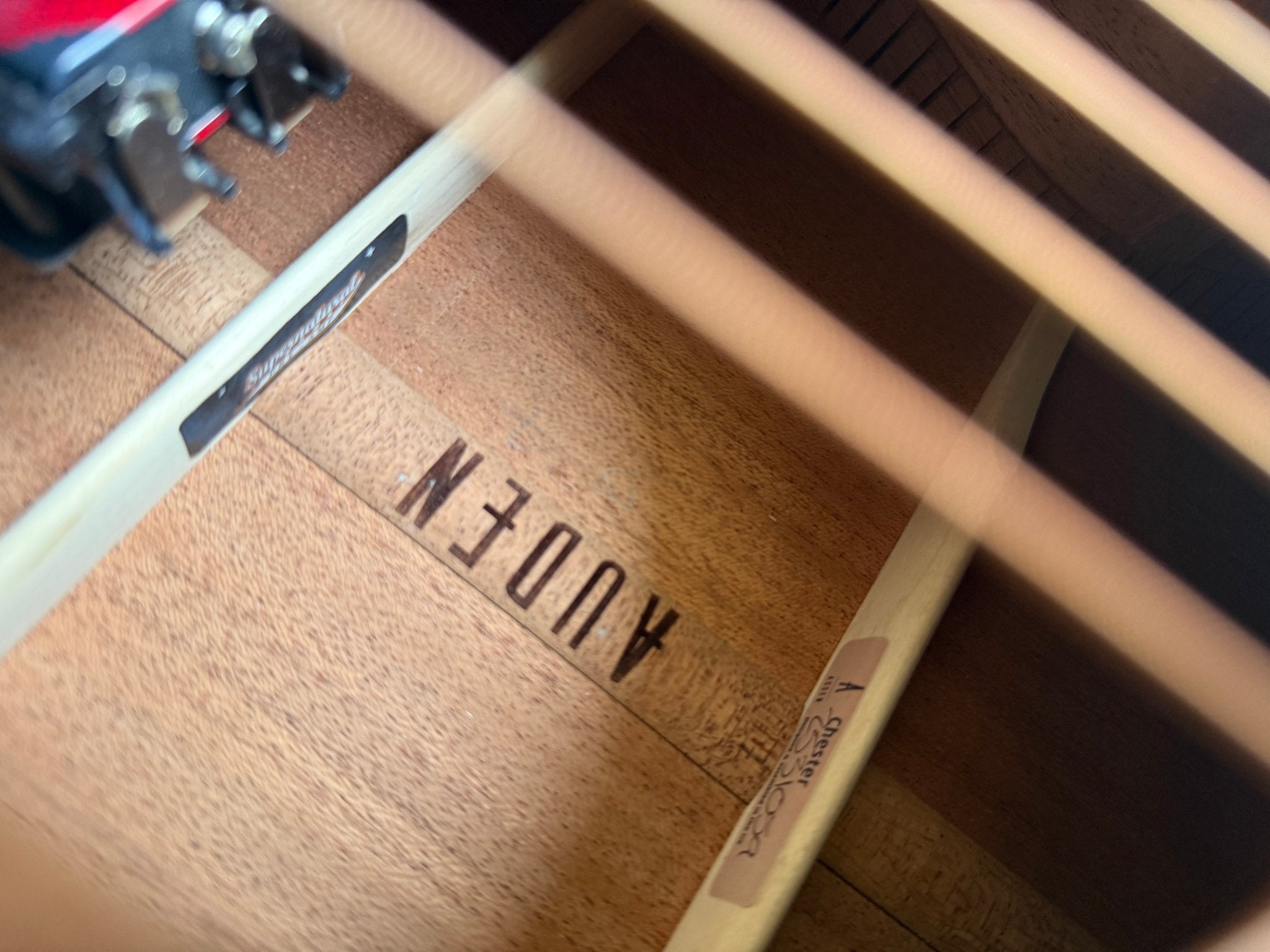 Auden Artist Chester 632 - Cedar/Rosewood Short Scale Electro Acoustic Guitar - Richards Guitars Of Stratford Upon Avon
