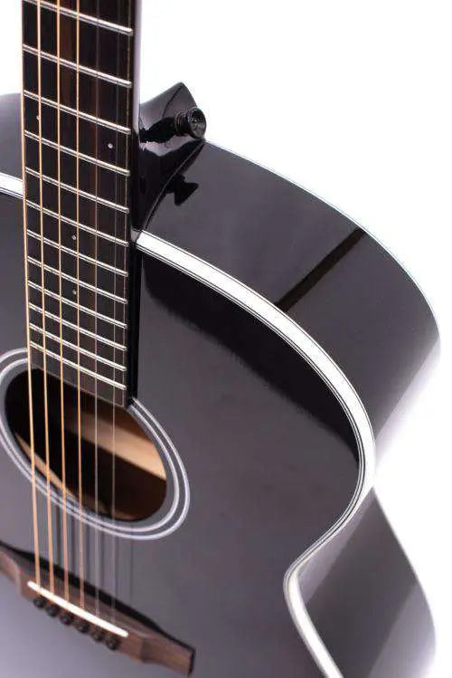 Auden Austin Black Series Spruce Mahogany Full Body Electro Acoustic Guitar - Richards Guitars Of Stratford Upon Avon