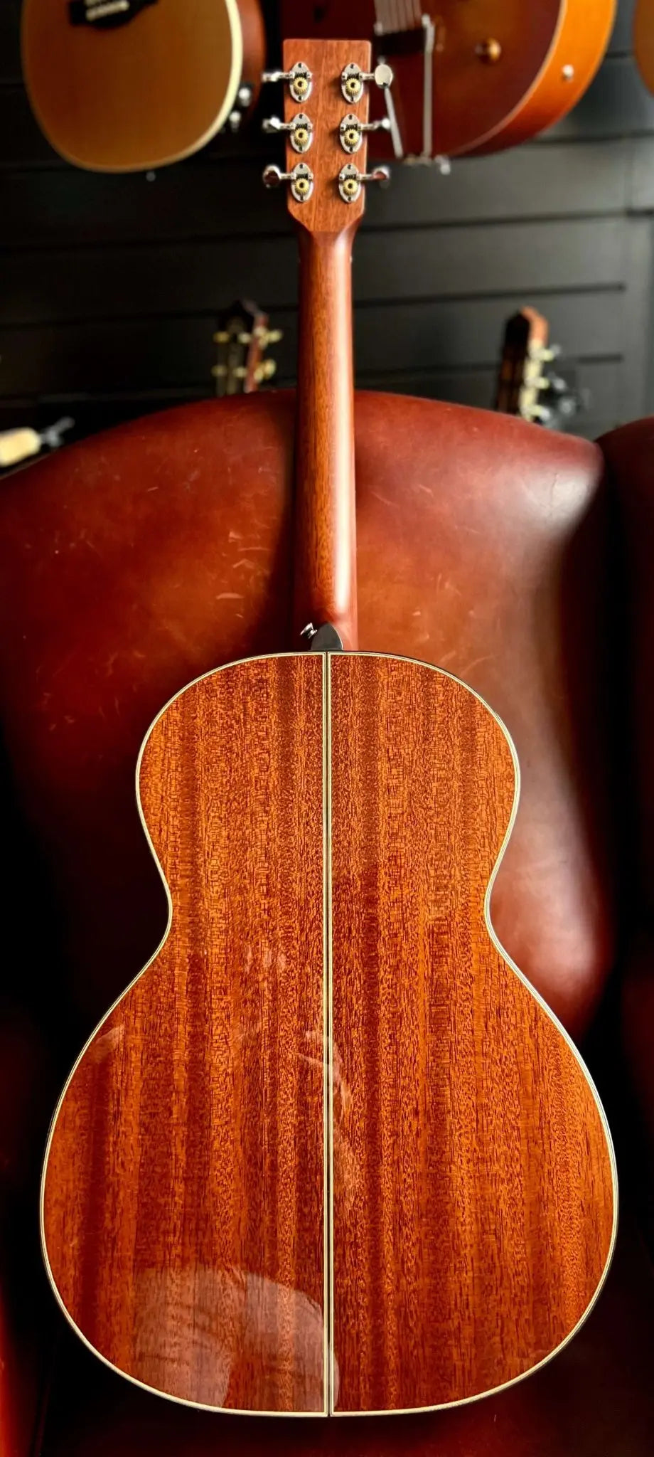 AUDEN MAHOGANY SERIES – CHESTER FULL BODY MAHOGANY TOP - 45MM NUT - Richards Guitars Of Stratford Upon Avon