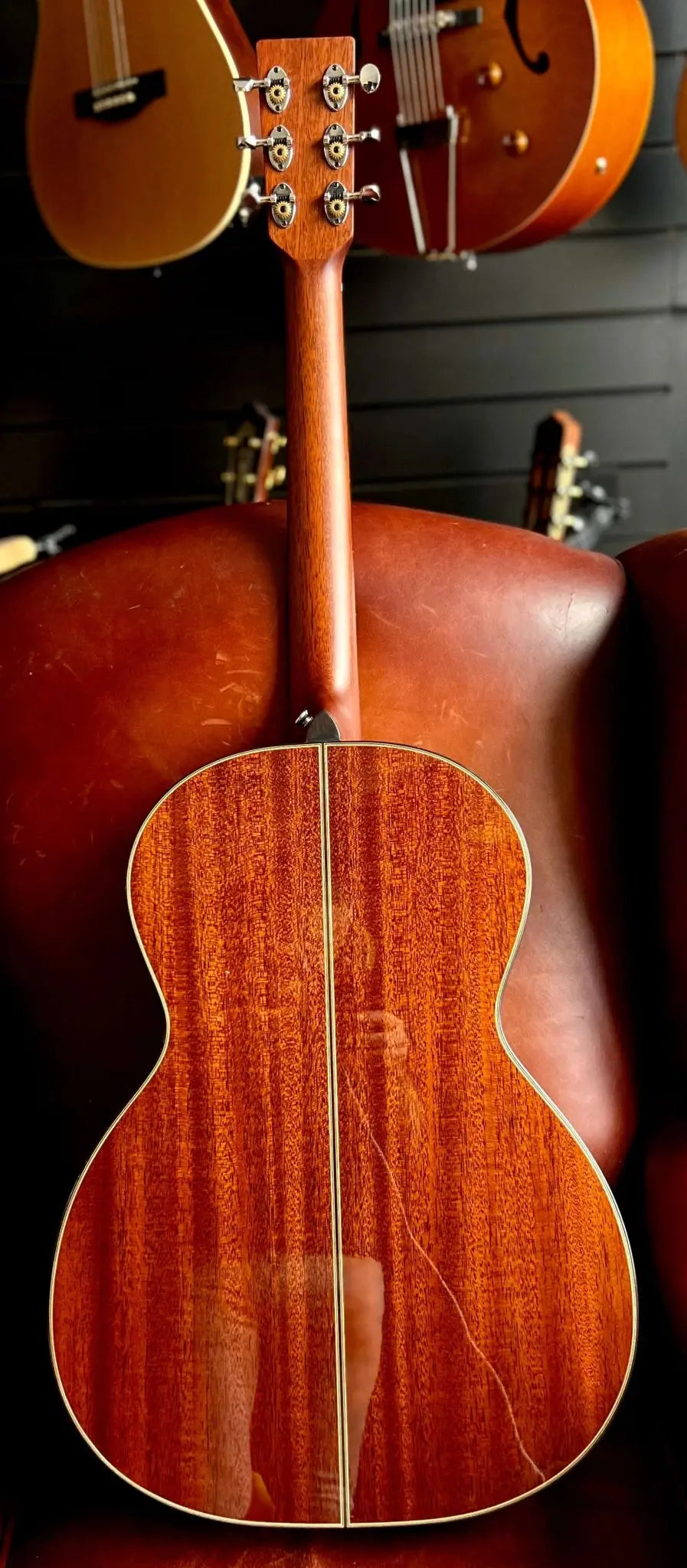 AUDEN MAHOGANY SERIES – CHESTER FULL BODY MAHOGANY TOP - 45MM NUT - Richards Guitars Of Stratford Upon Avon