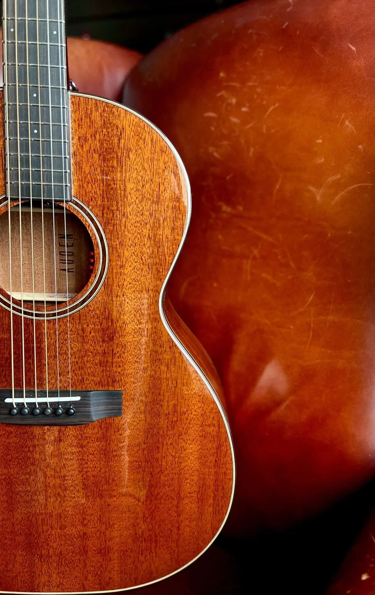 AUDEN MAHOGANY SERIES – CHESTER FULL BODY MAHOGANY TOP - 45MM NUT - Richards Guitars Of Stratford Upon Avon