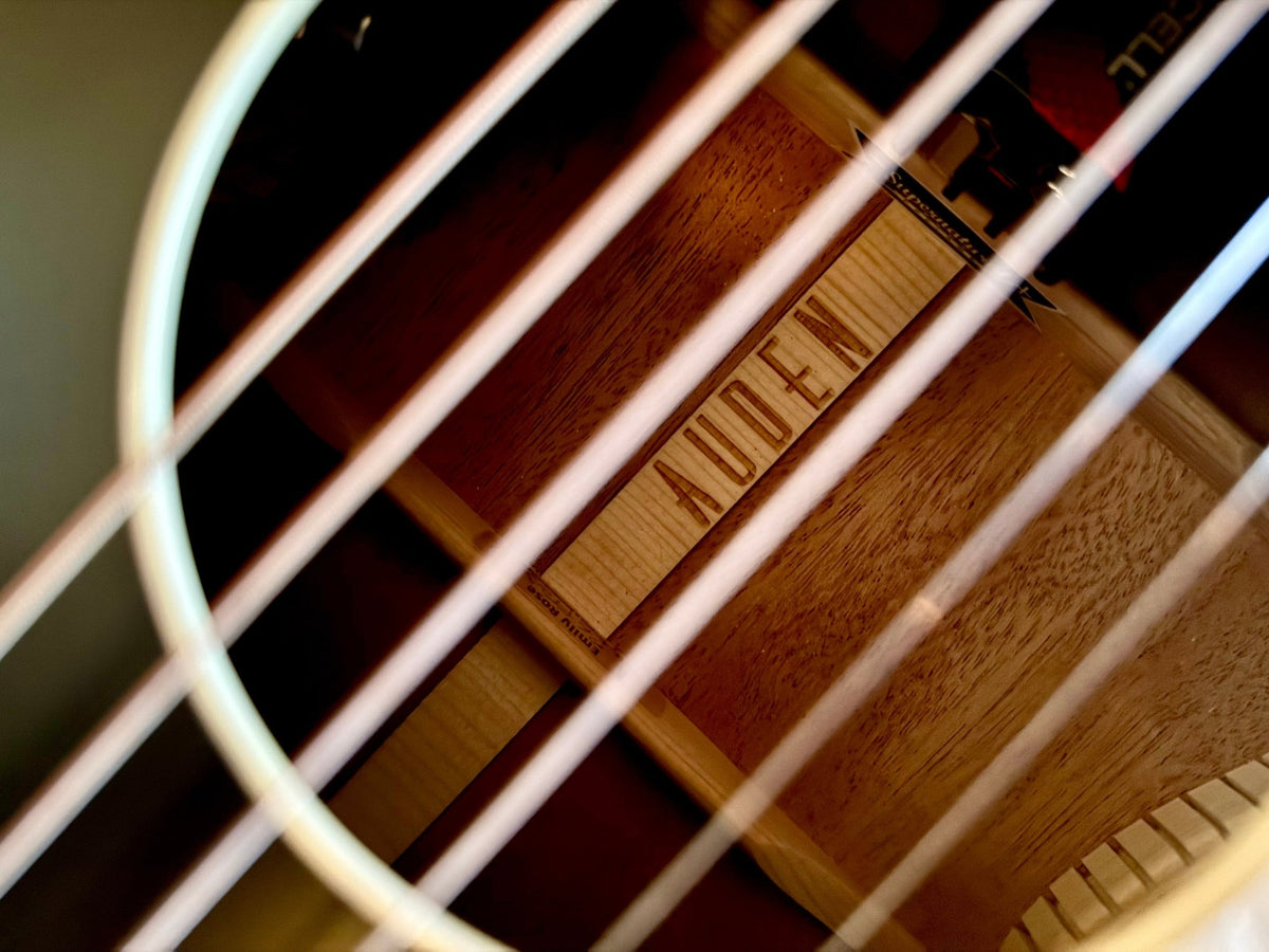 Auden TT Emily Rose Full Body Black Electro Acoustic Guitar - Richards Guitars Of Stratford Upon Avon