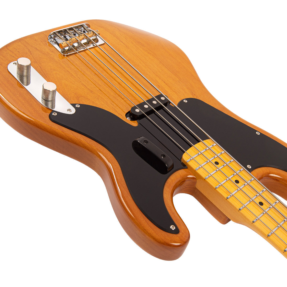 Vintage V51 ReIssued Bass Guitar ~ Vintage Blonde, Bass Guitar for sale at Richards Guitars.
